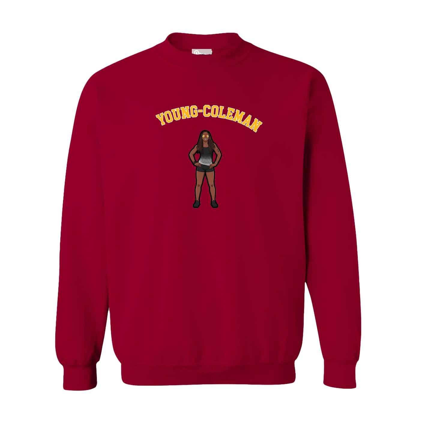 Fleece Crew — Shirsey Arch in Cardinal