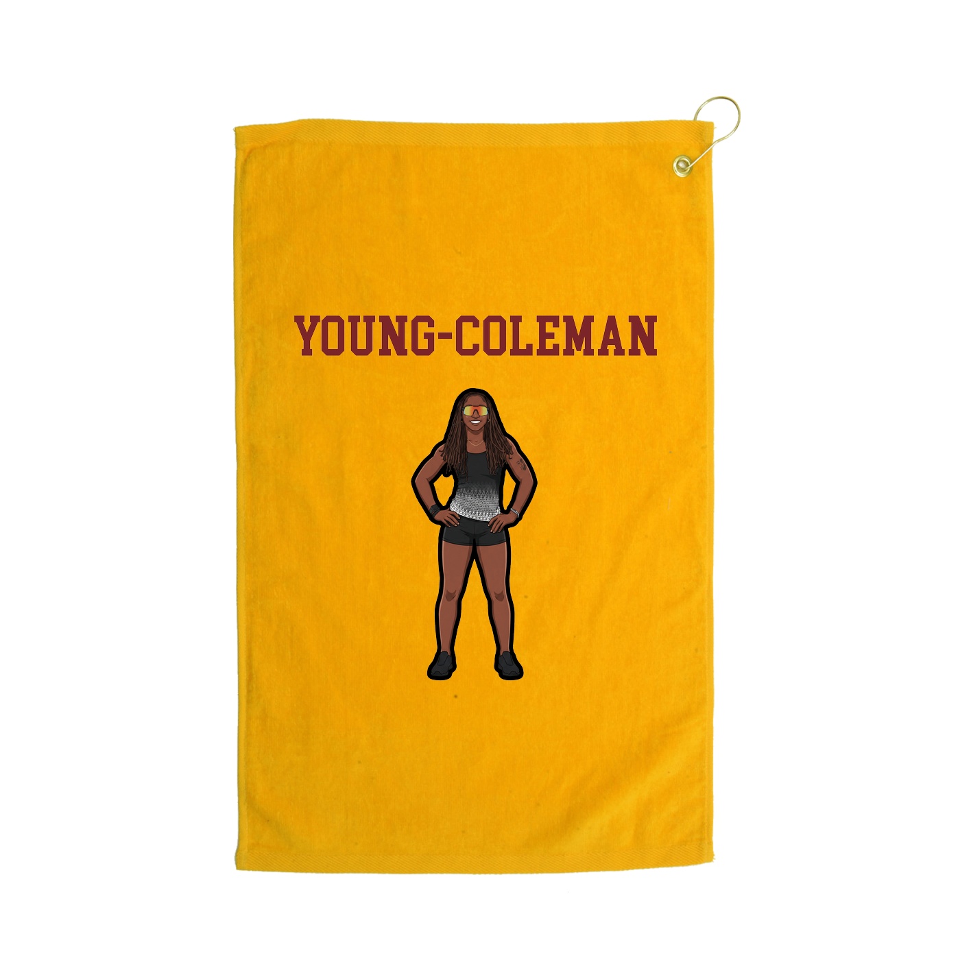 Golf Towel — Shirsey in Gold