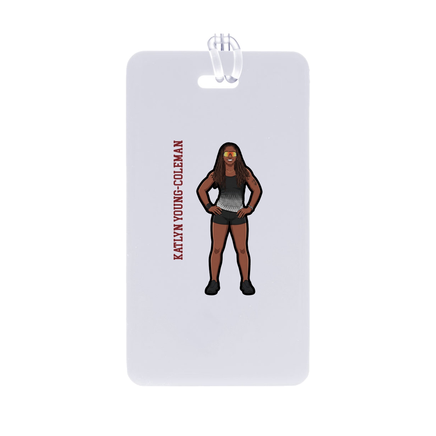 Bag Tag — Name Vertical in Classic