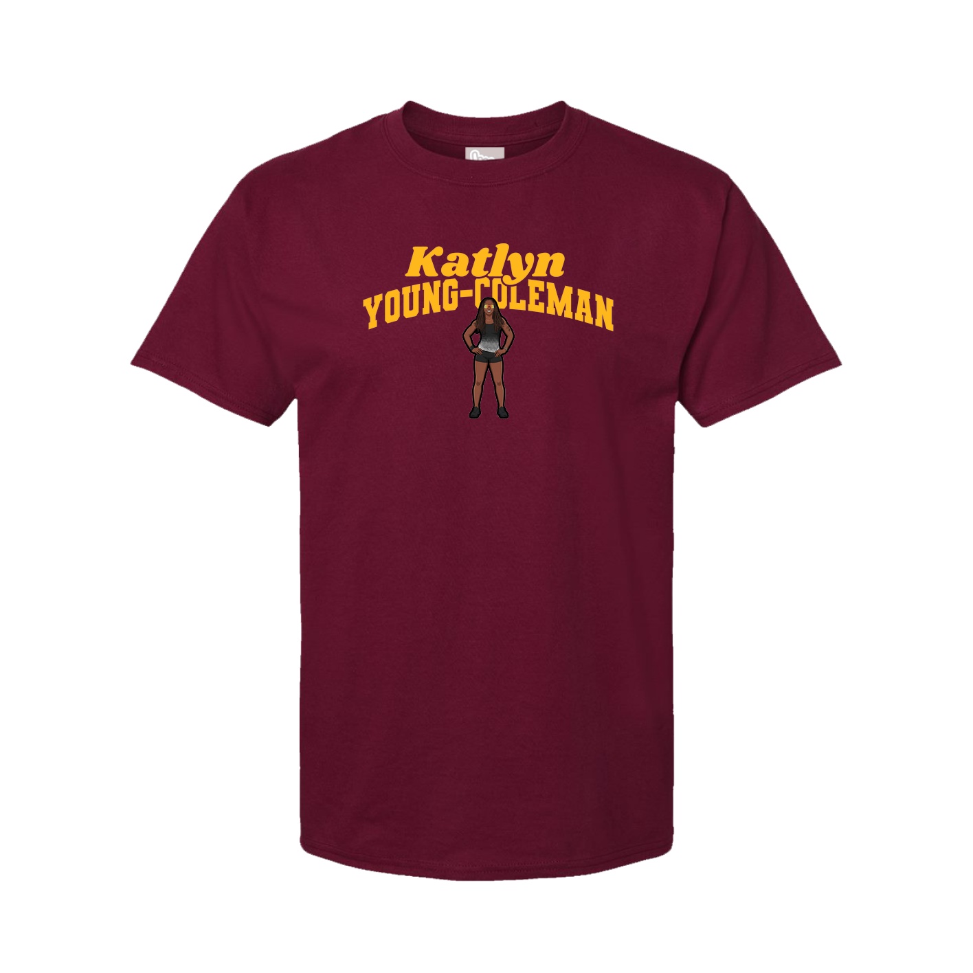 Tee — Signature Arch in Cardinal