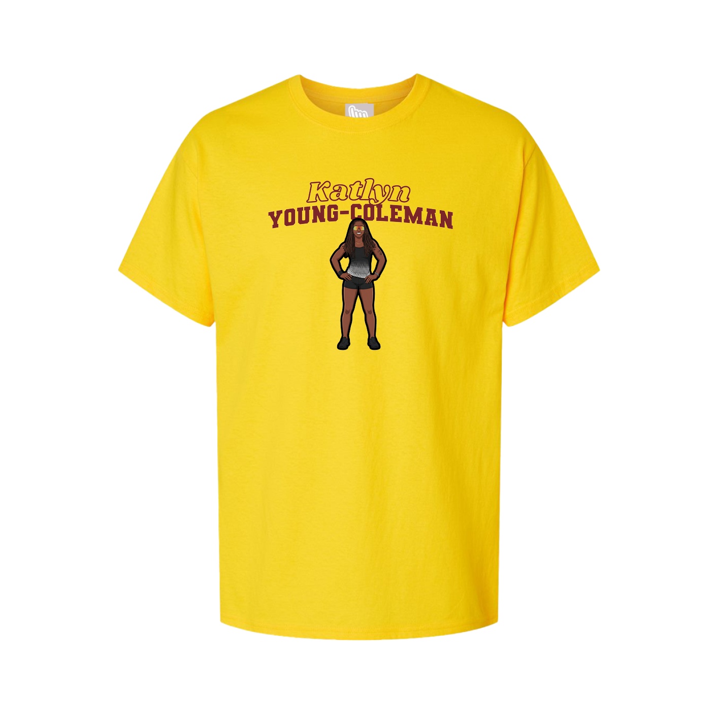 Tee — Name Arch in Gold