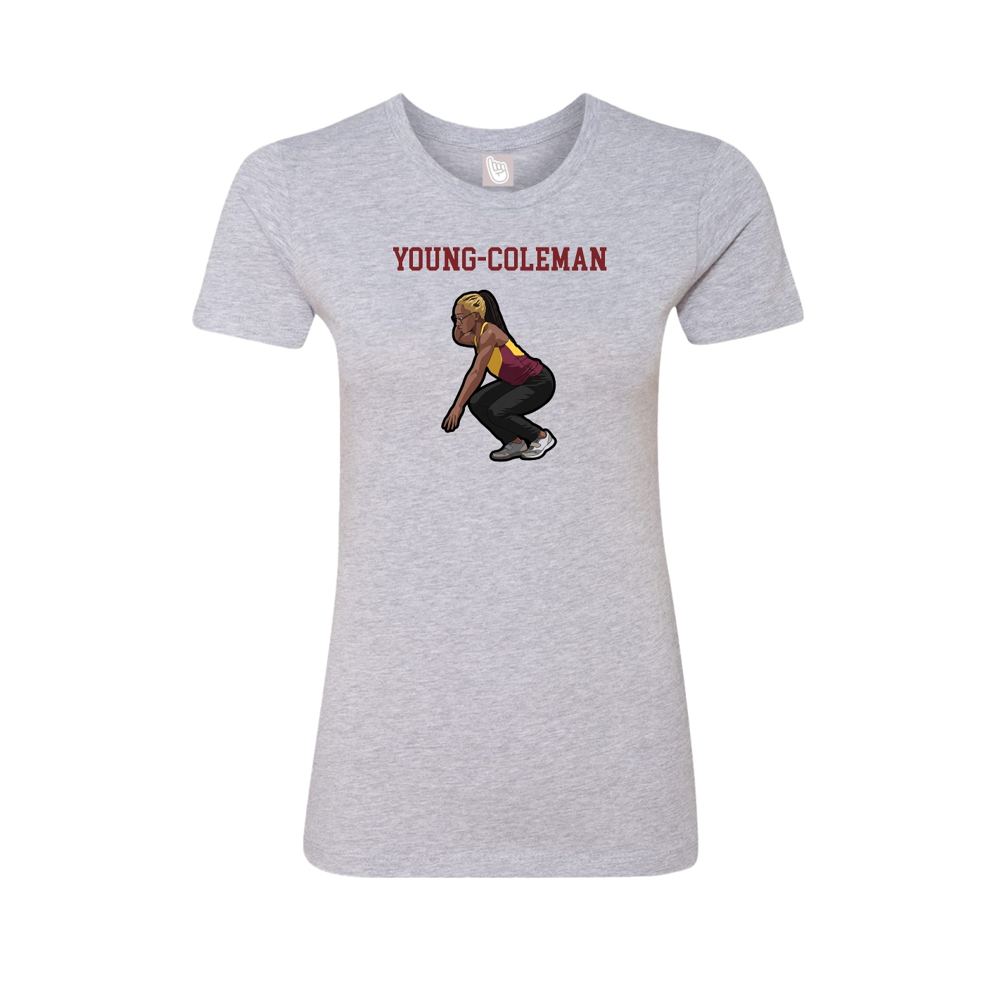 Fitted Women's Tee — Shirsey in Grey