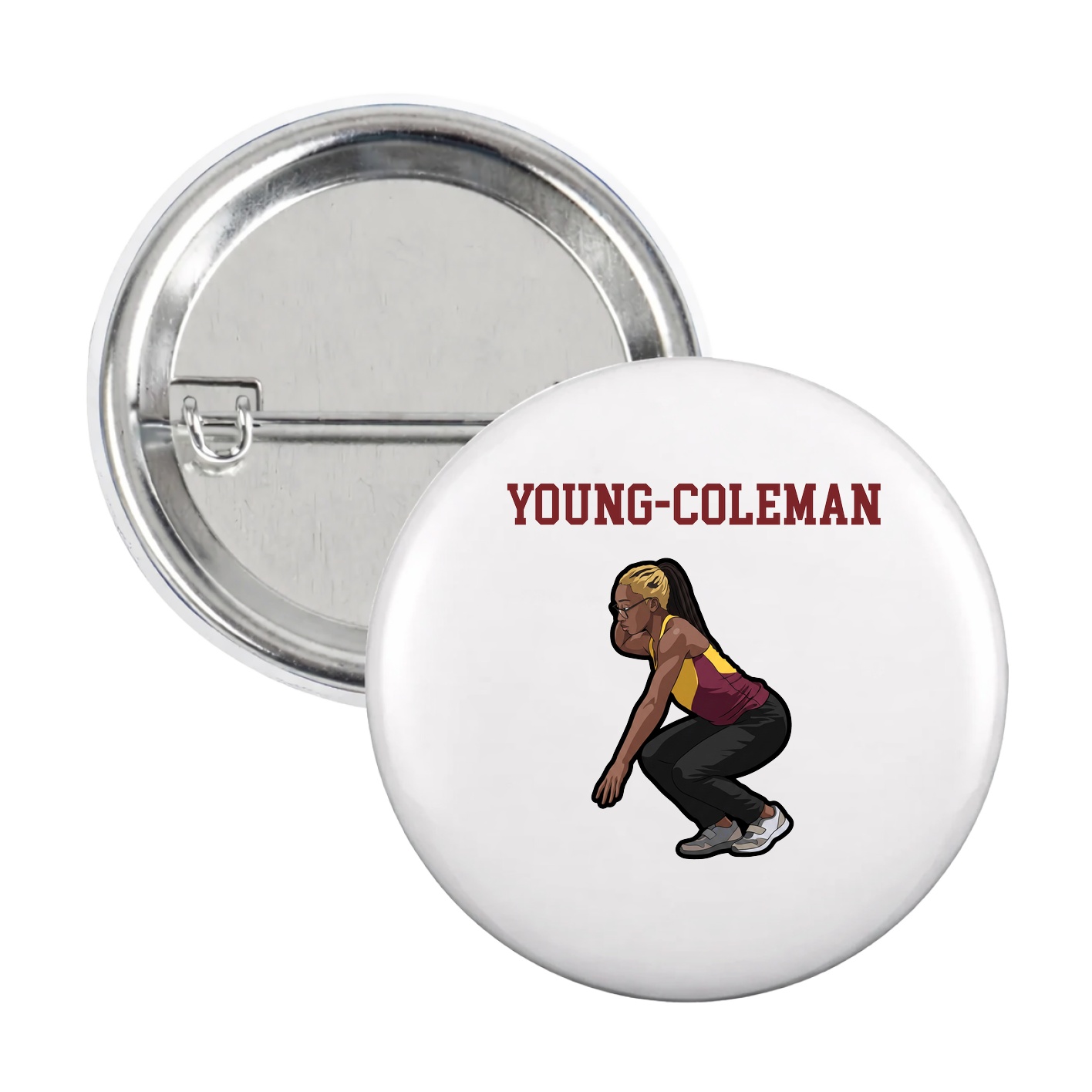 Game Day Button — Shirsey in White