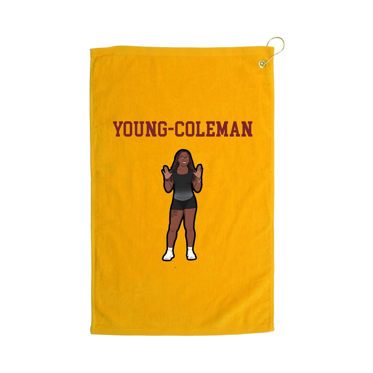 Golf Towel — Shirsey in Gold