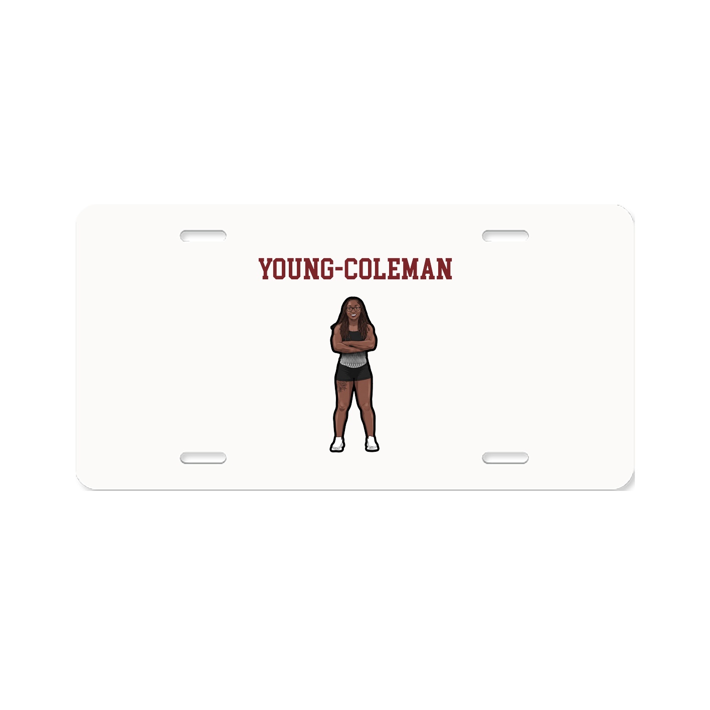 License Plate — Shirsey in Classic