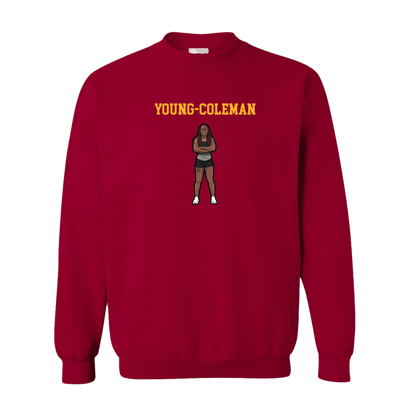 Fleece Crew — Shirsey in Cardinal