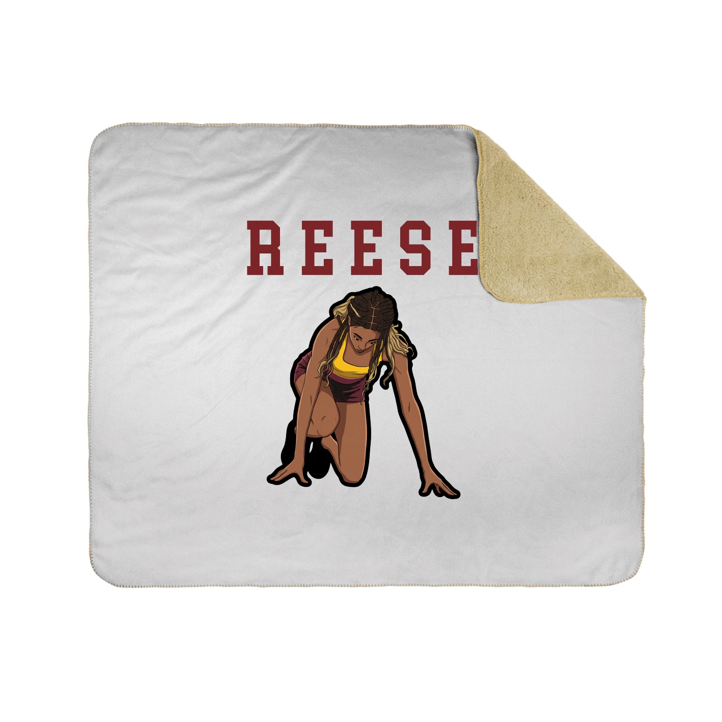 Throw Blanket — Shirsey in White