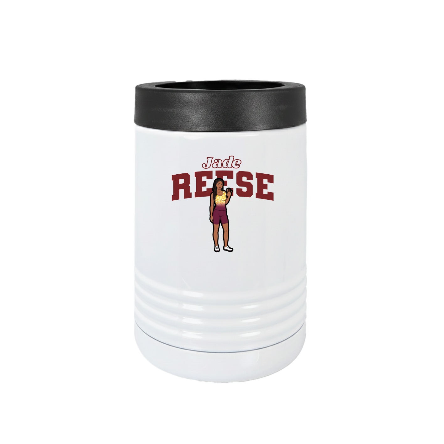 Beverage Holder — Name Arch in White