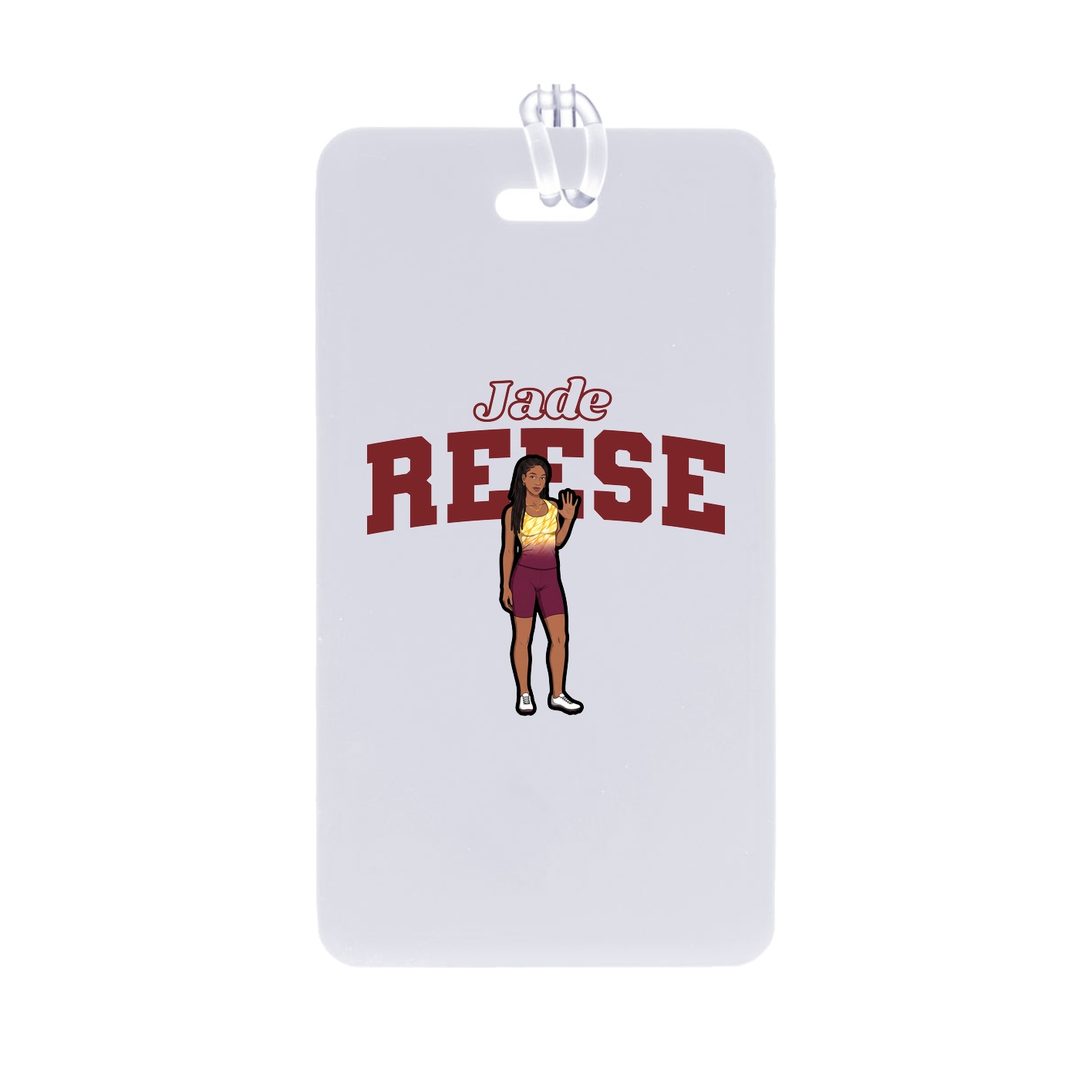 Bag Tag — Name Arch in Classic