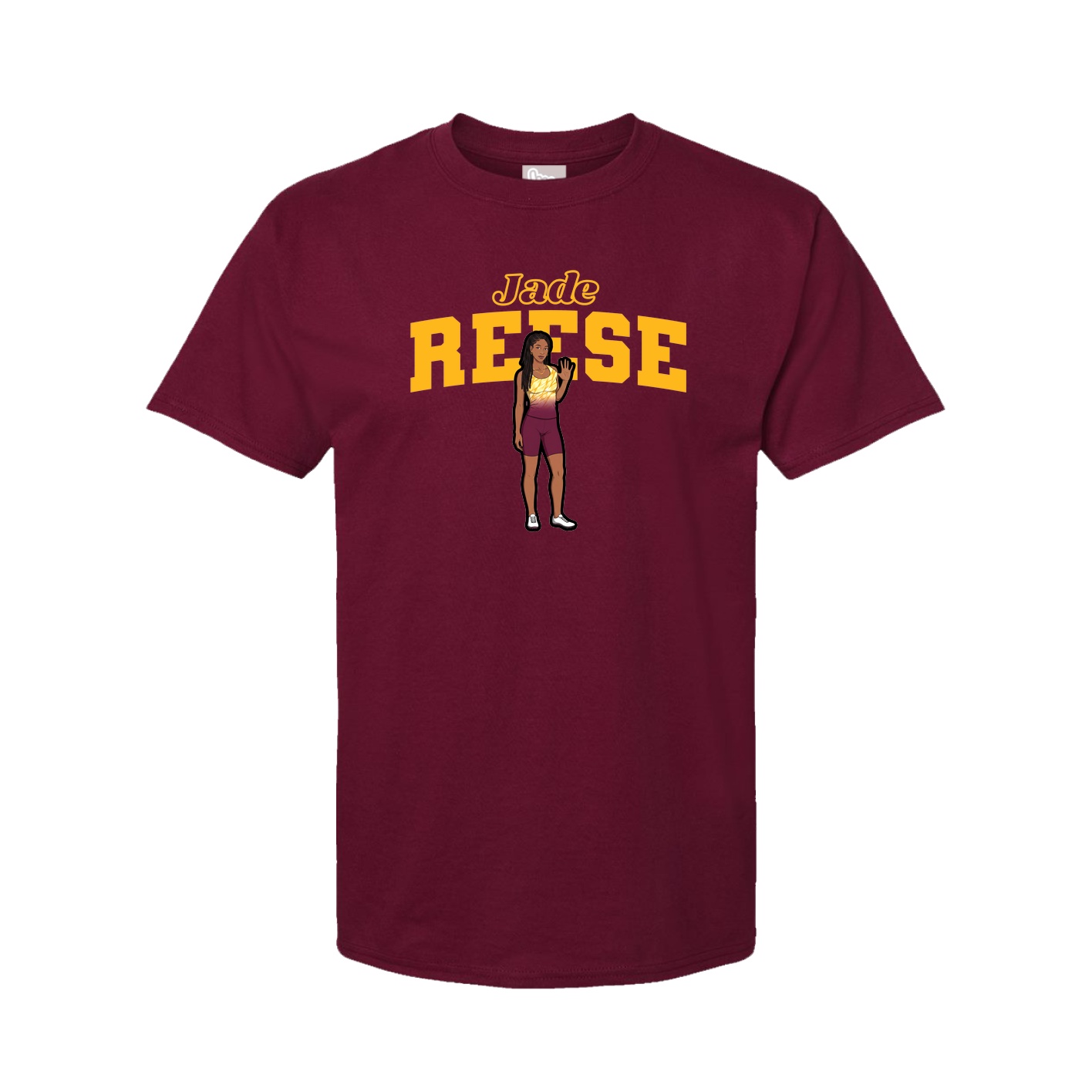 Tee — Name Arch in Cardinal
