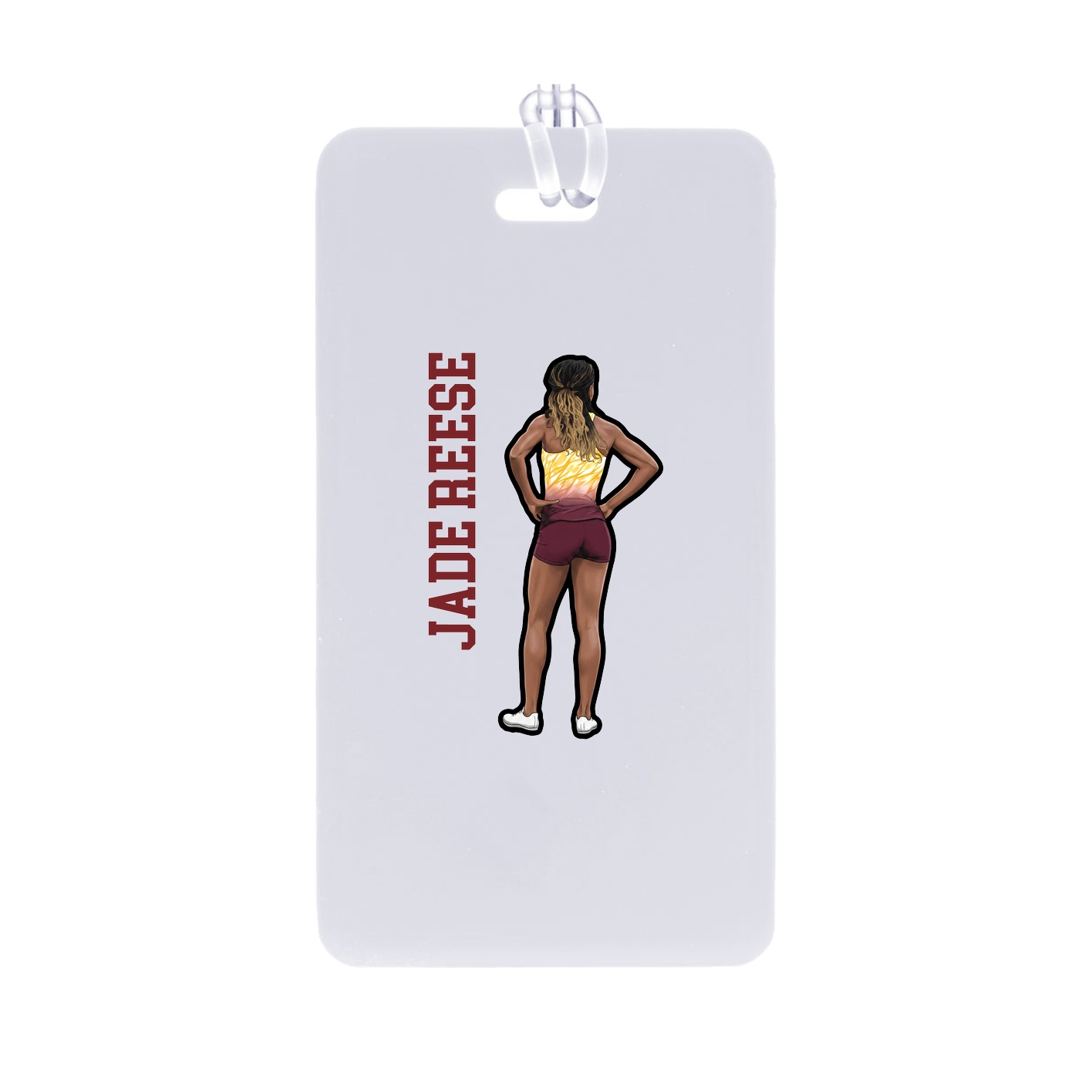Bag Tag — Name Vertical in Classic