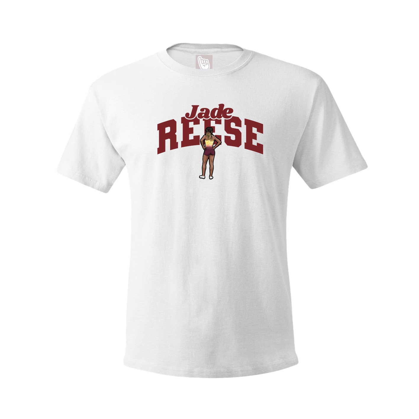 Youth Tee — Signature Arch in White