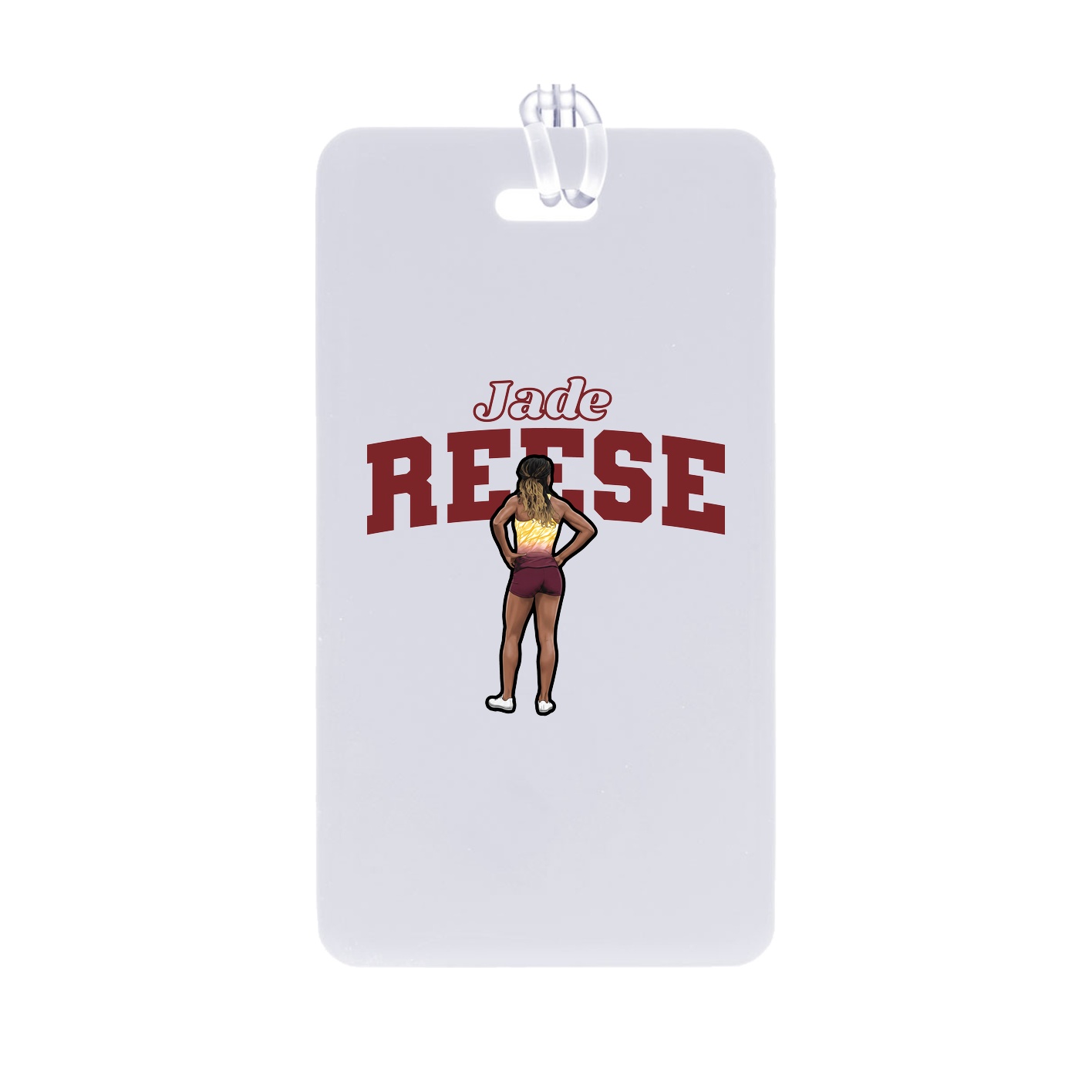 Bag Tag — Name Arch in Classic