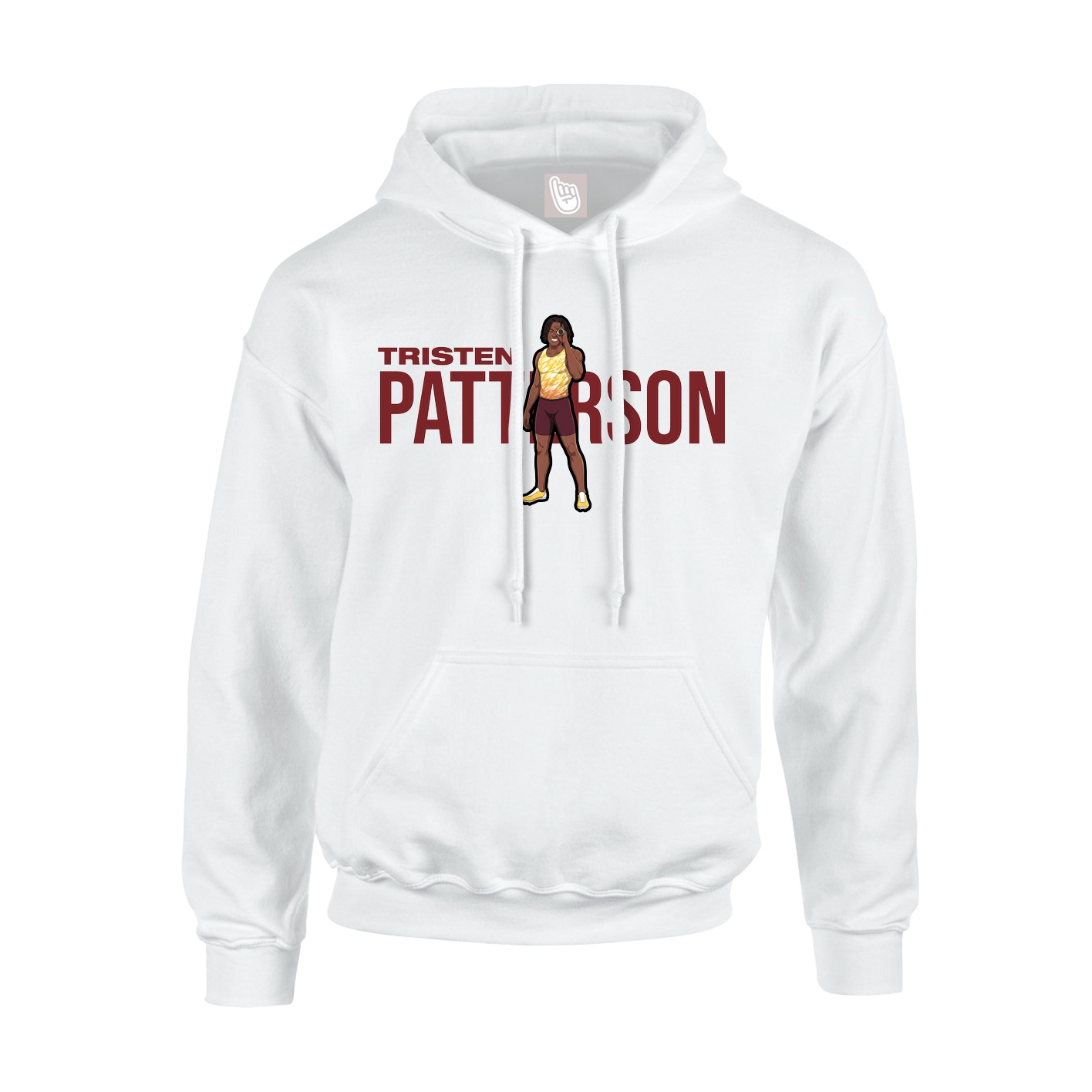 Hoodie — Player Name in White