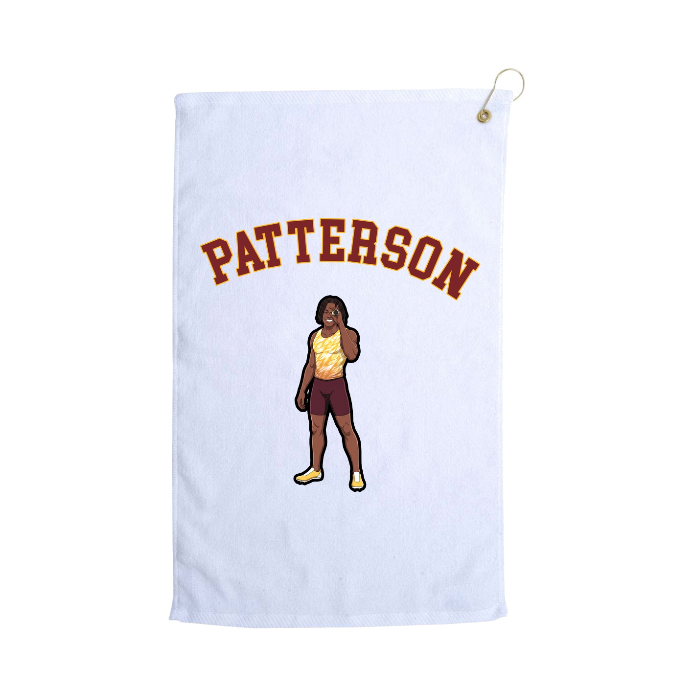 Golf Towel — Shirsey Arch in White