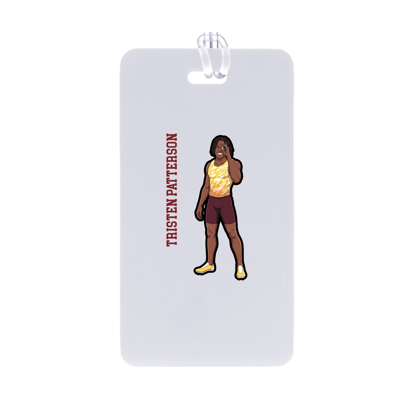 Bag Tag — Name Vertical in Classic