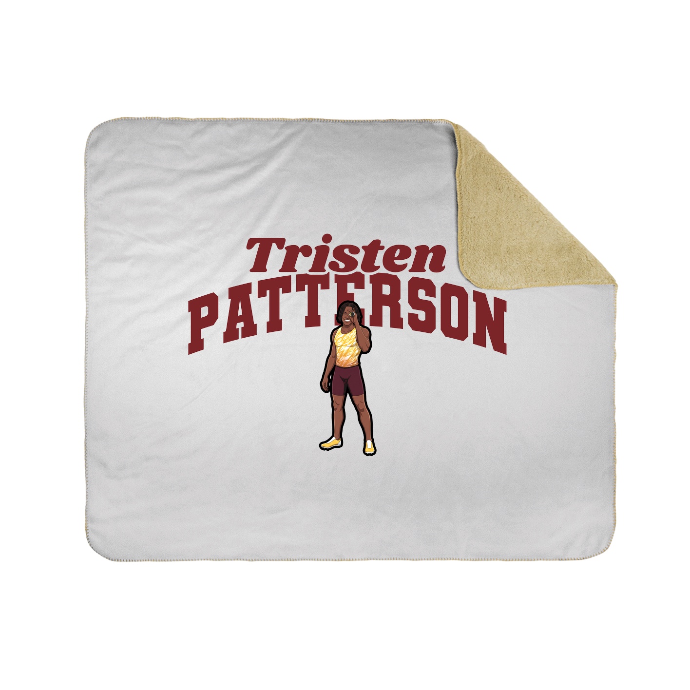 Throw Blanket — Signature Arch in White
