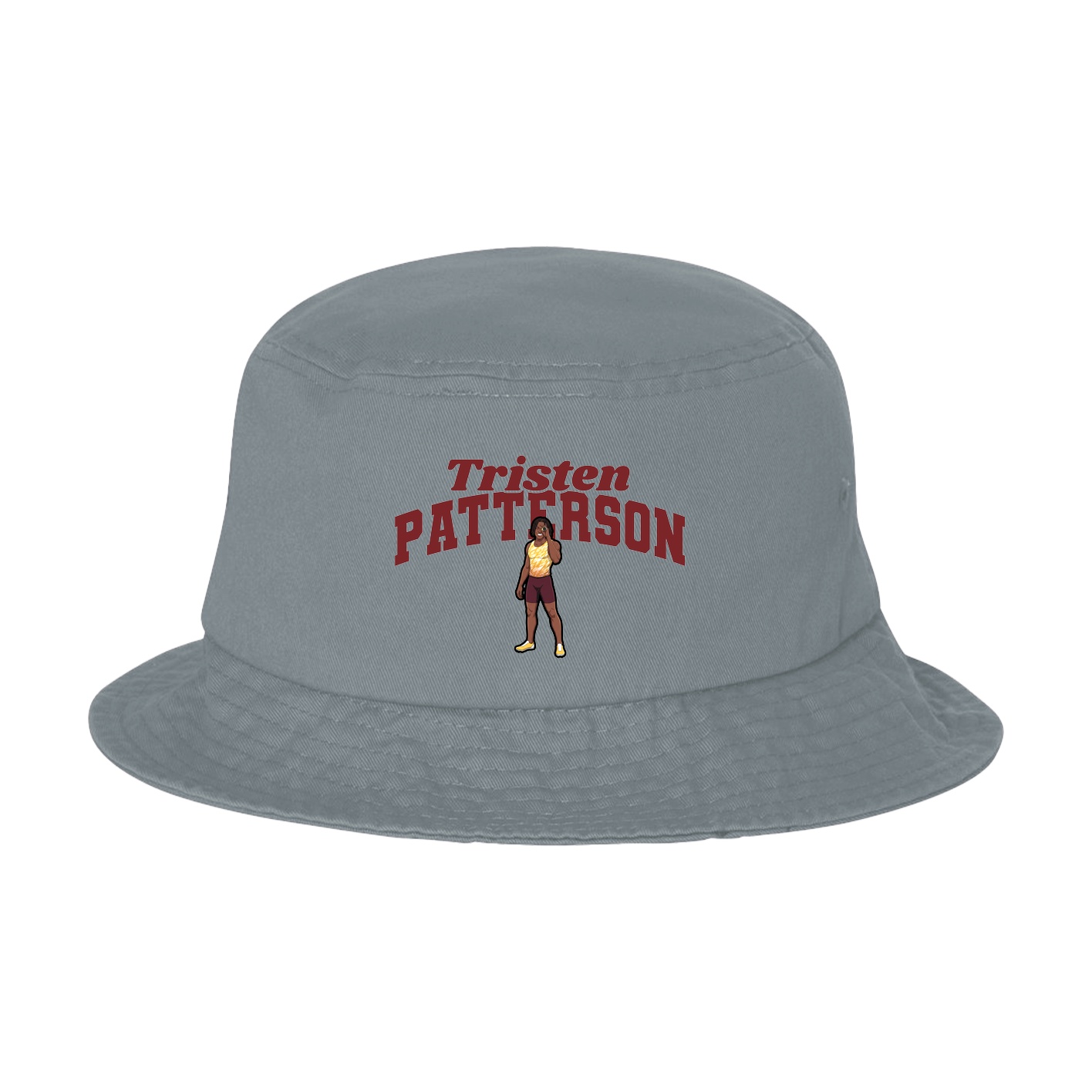 Bucket Cap — Signature Arch in Grey