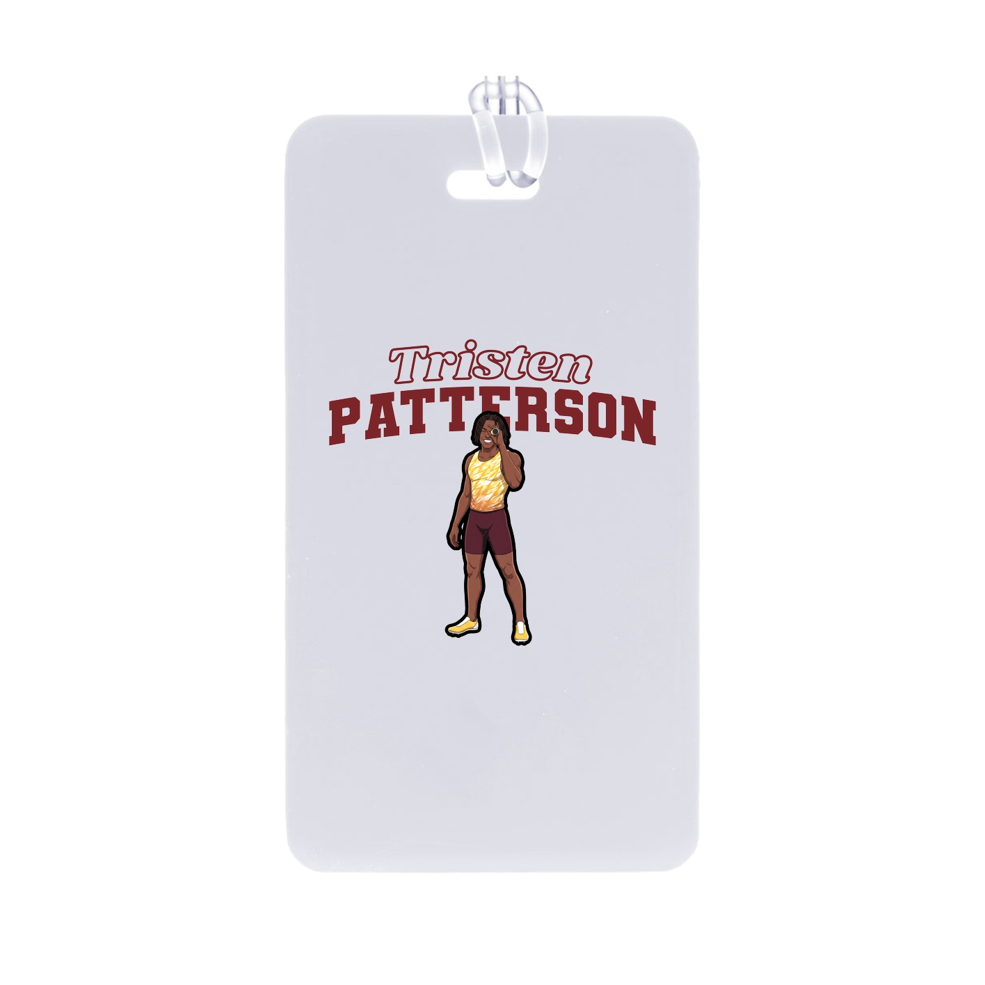 Bag Tag — Name Arch in Classic
