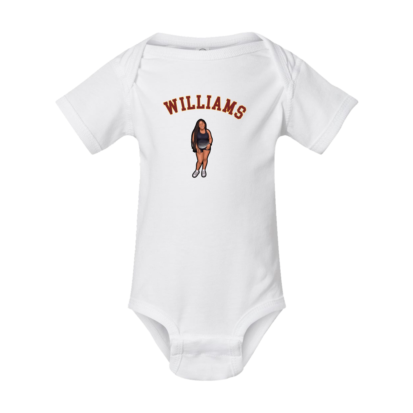 Baby Onesie — Shirsey Arch in White