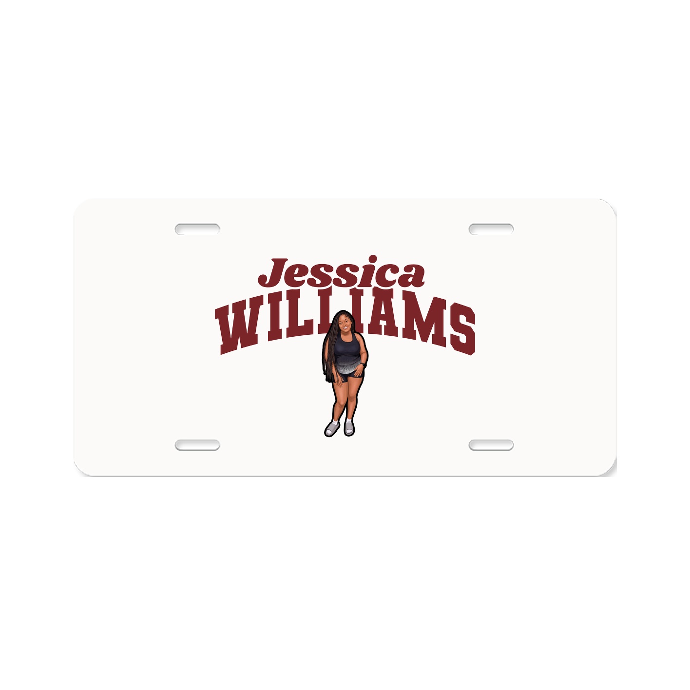 License Plate — Signature Arch in Classic