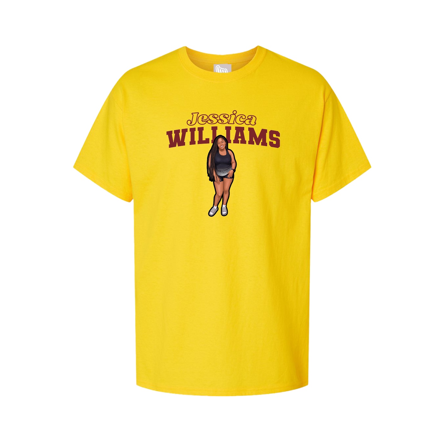 Tee — Name Arch in Gold