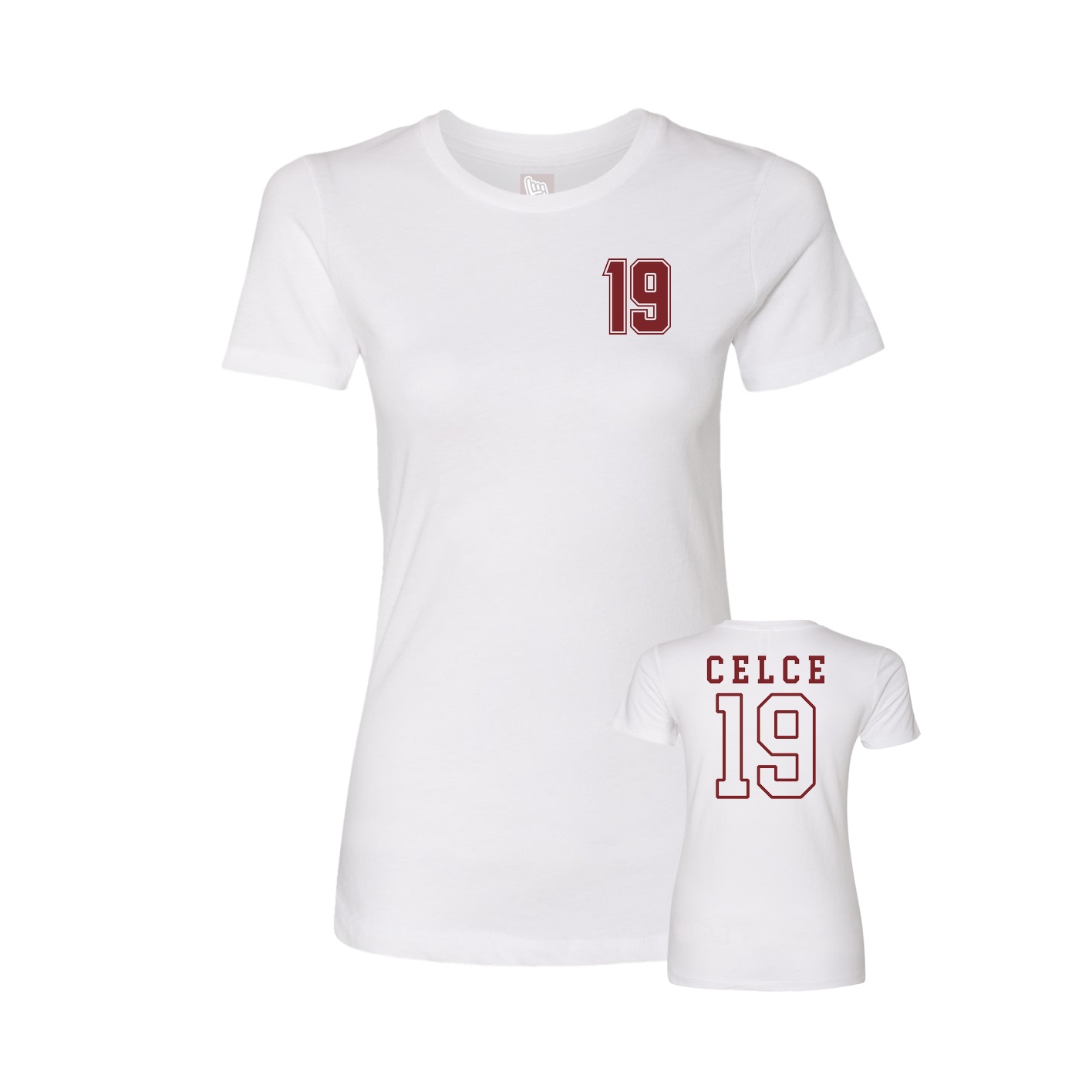 Womens Tee — Chest Back in White