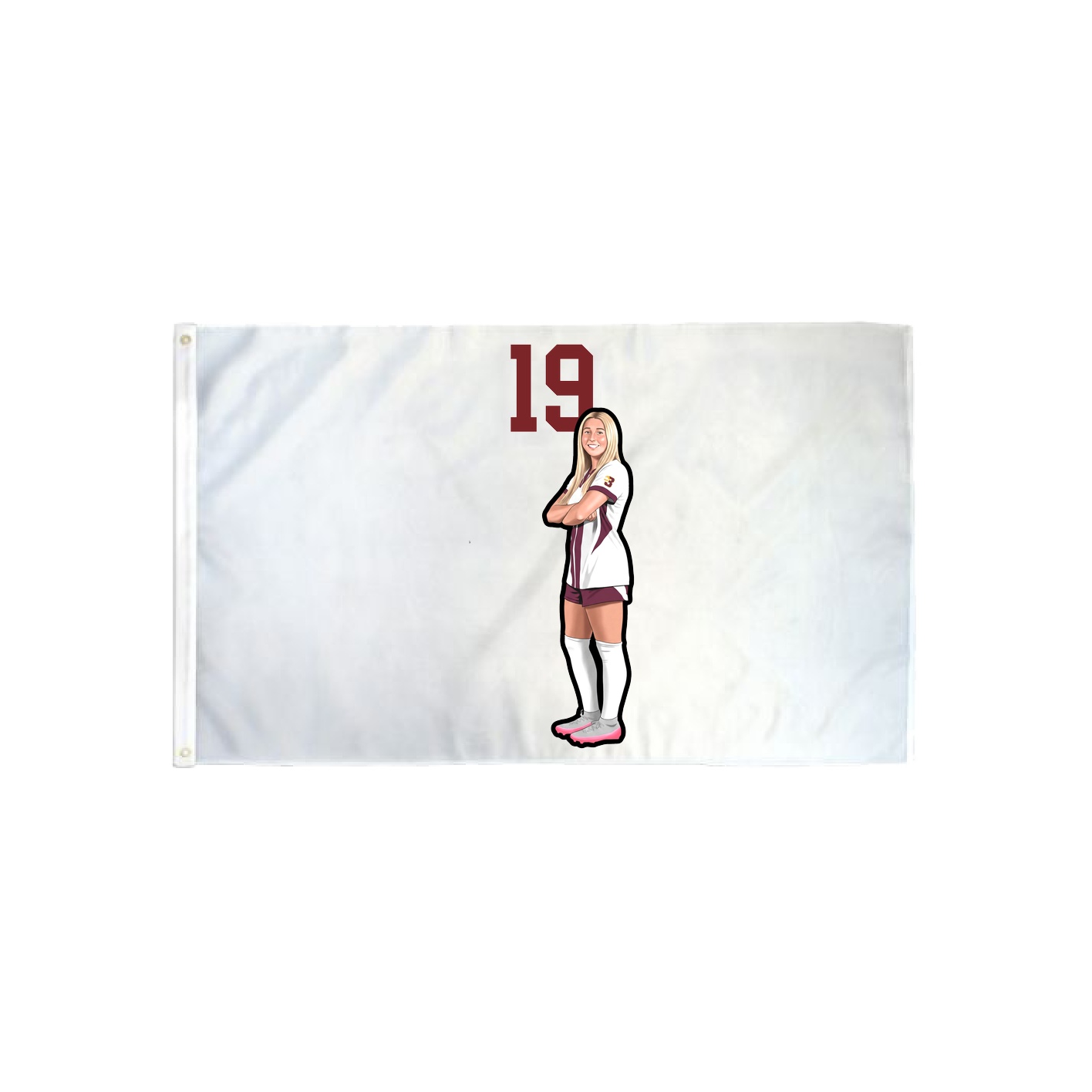 3x5 Flag — Number Top in Classic