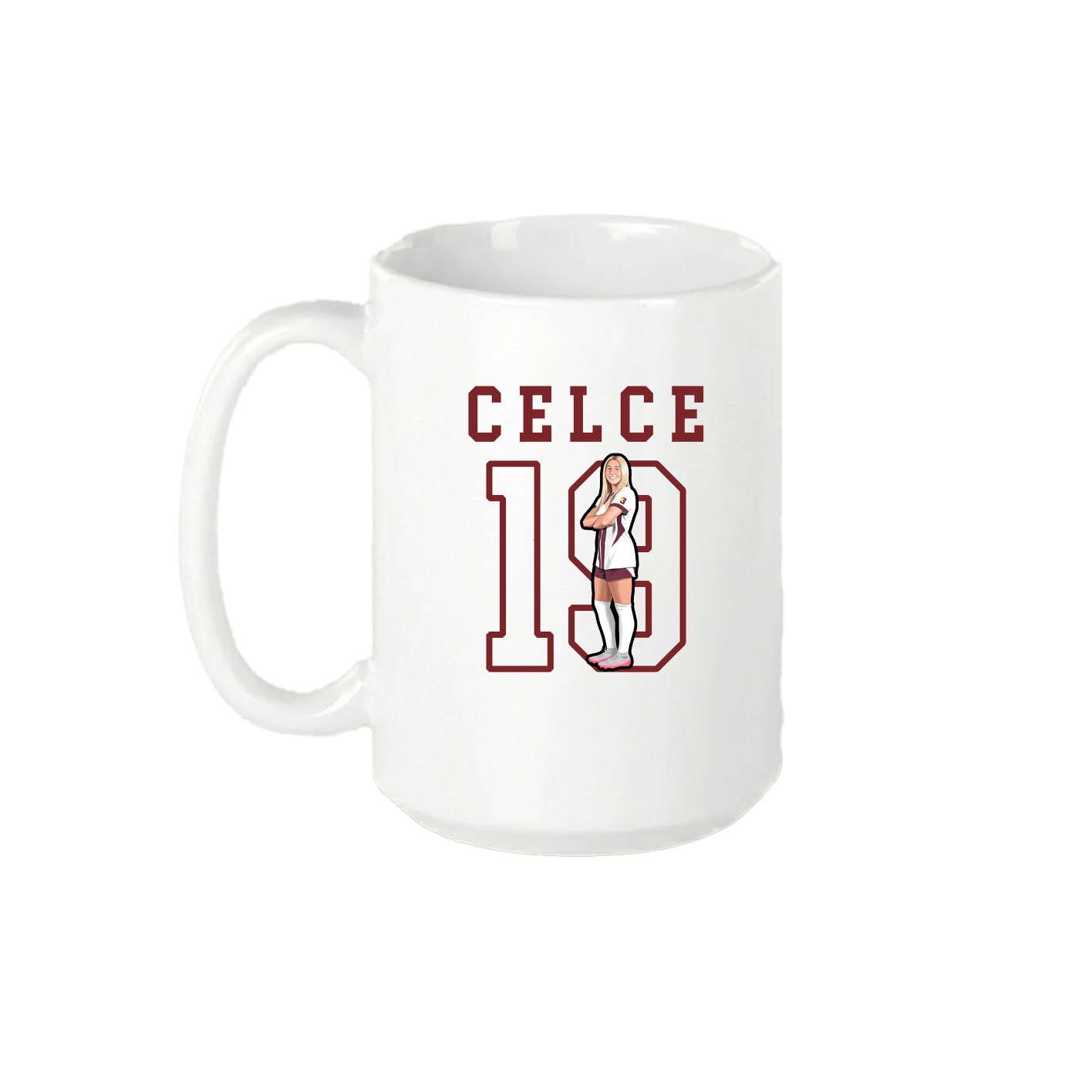 15oz Coffee Mug — Shirsey in White