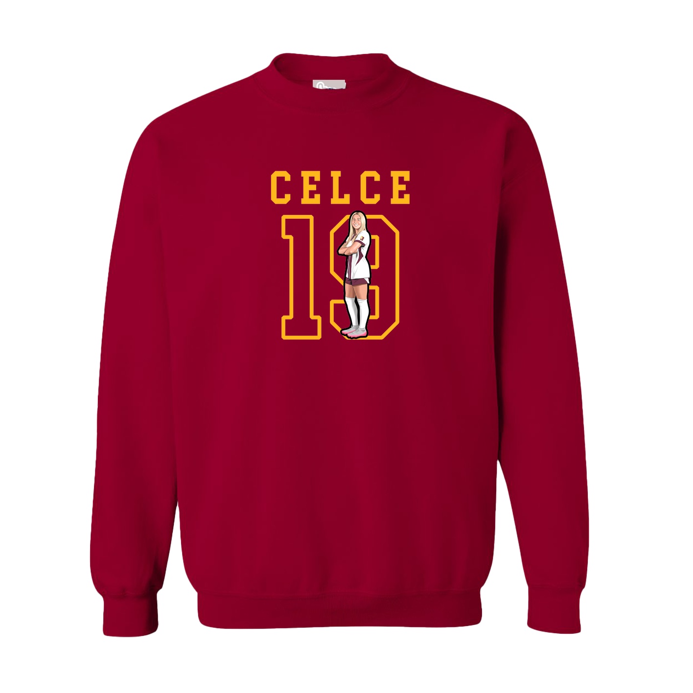 Fleece Crew — Shirsey in Cardinal
