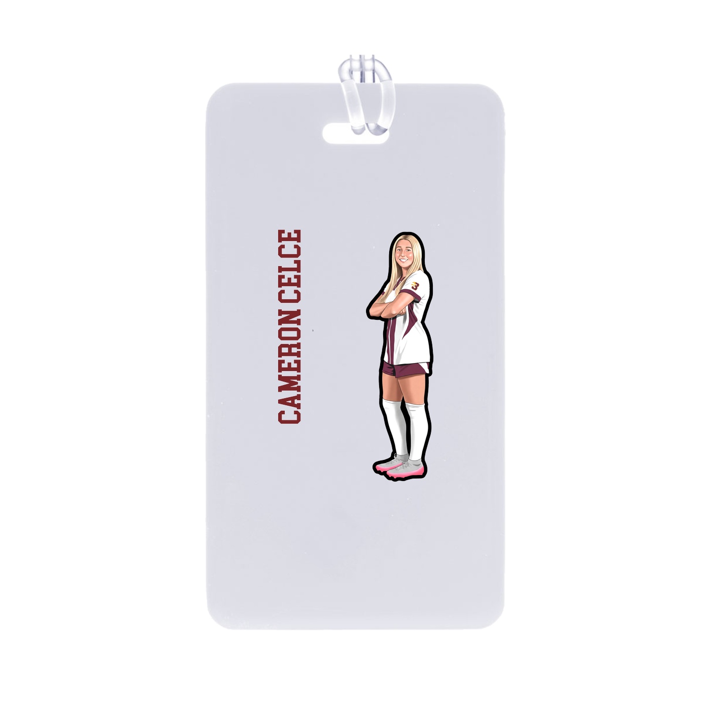 Bag Tag — Name Vertical in Classic