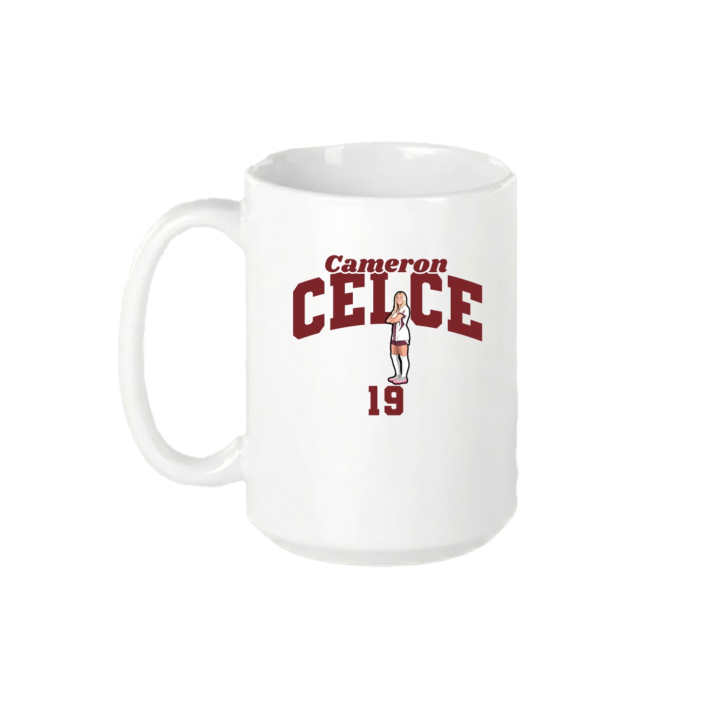 15oz Coffee Mug — Signature Arch in White