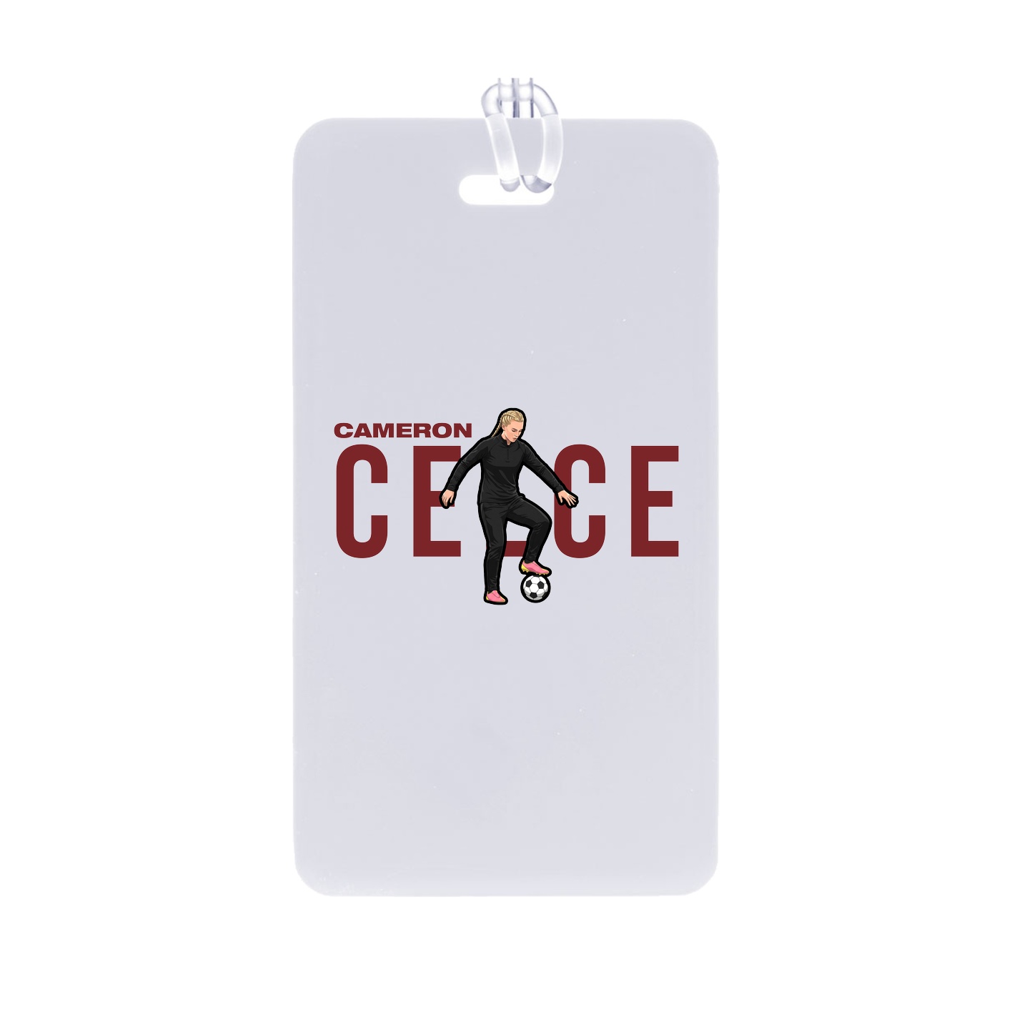 Bag Tag — Player Name in Classic