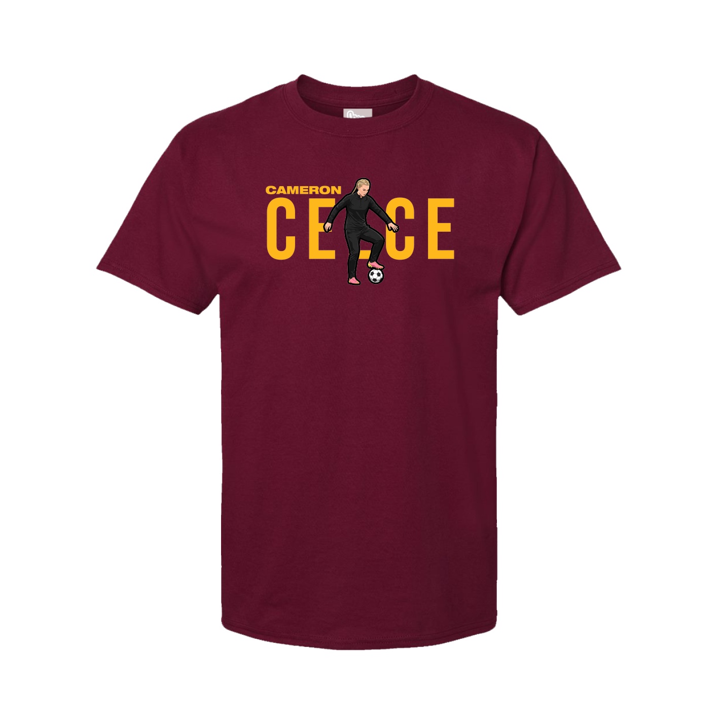 Tee — Player Name in Cardinal
