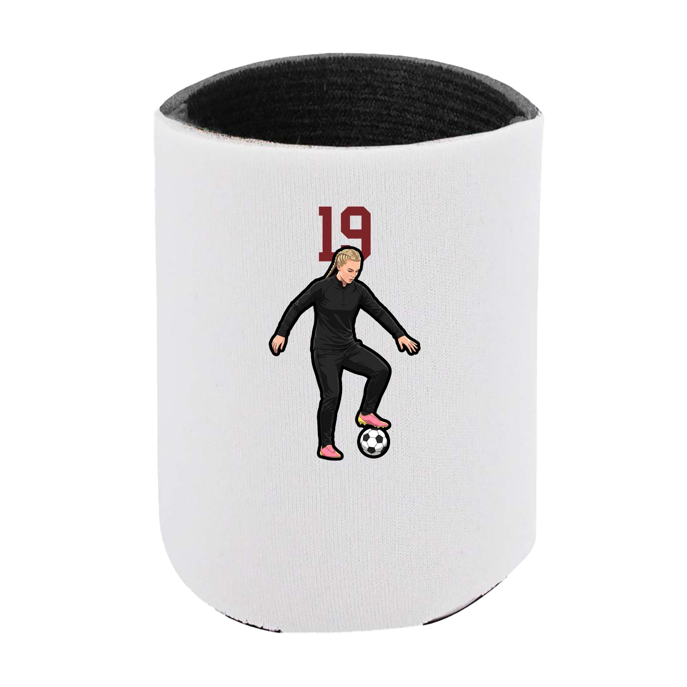 Can Holder — Number Top in White