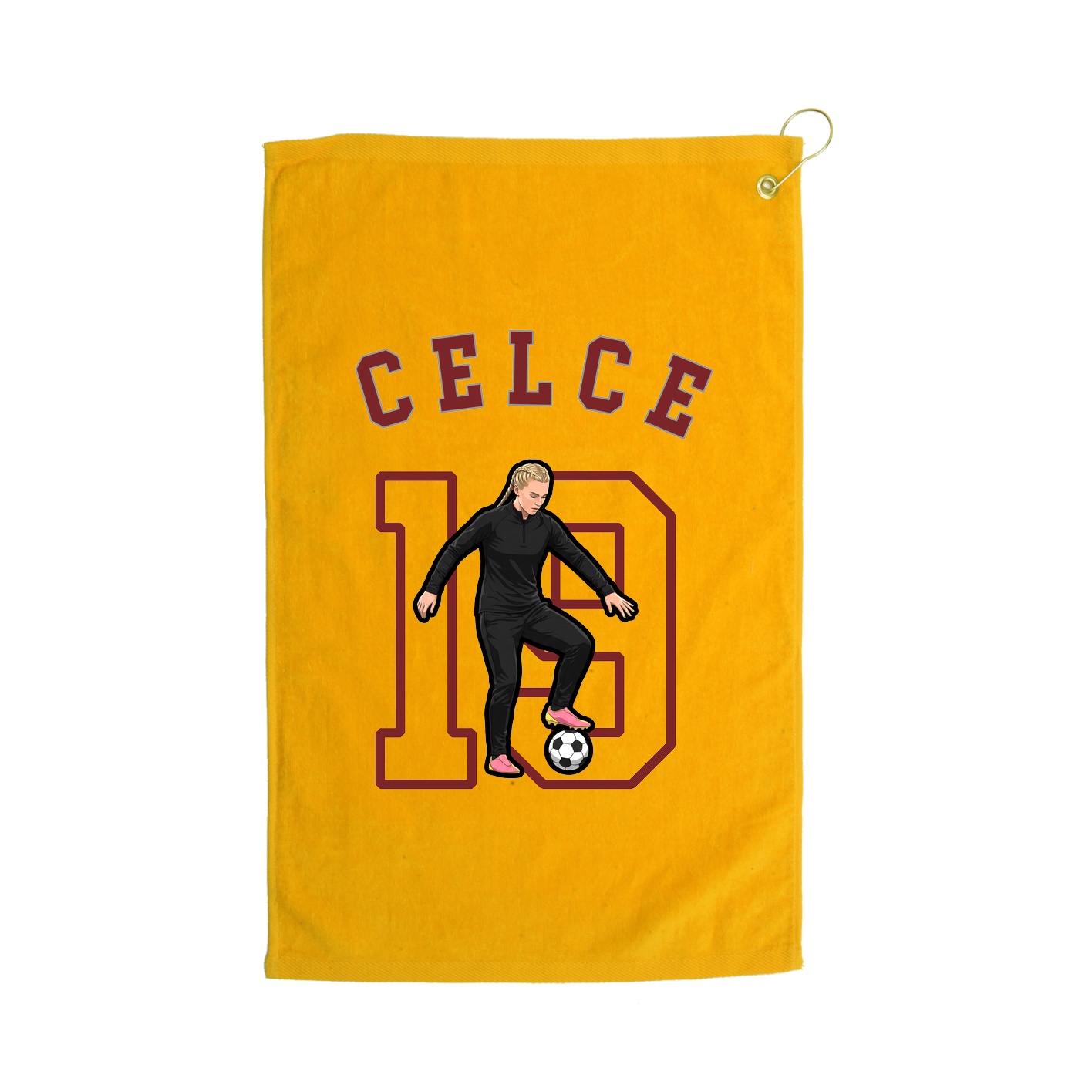 Golf Towel — Shirsey Arch in Gold