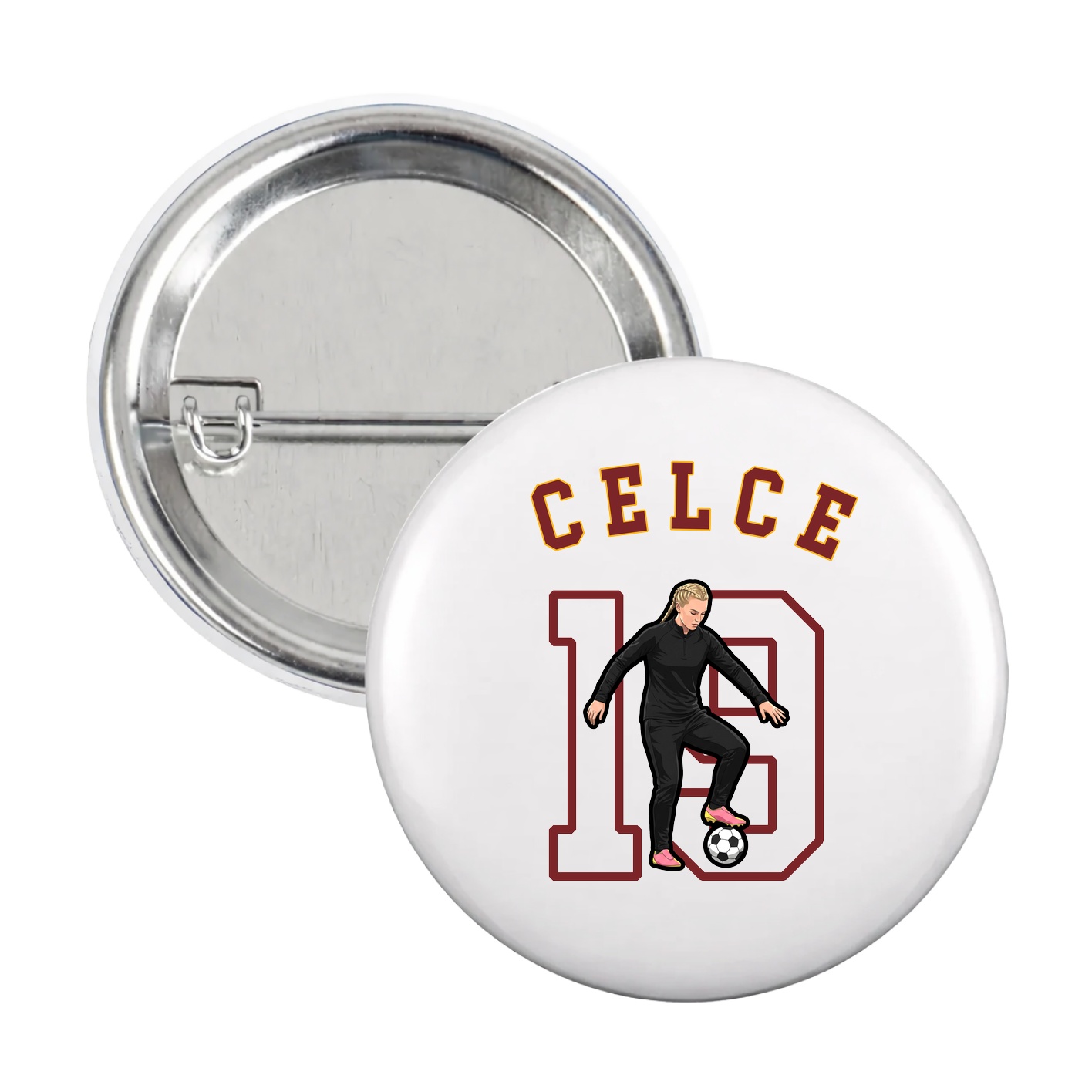 Game Day Button — Shirsey Arch in White