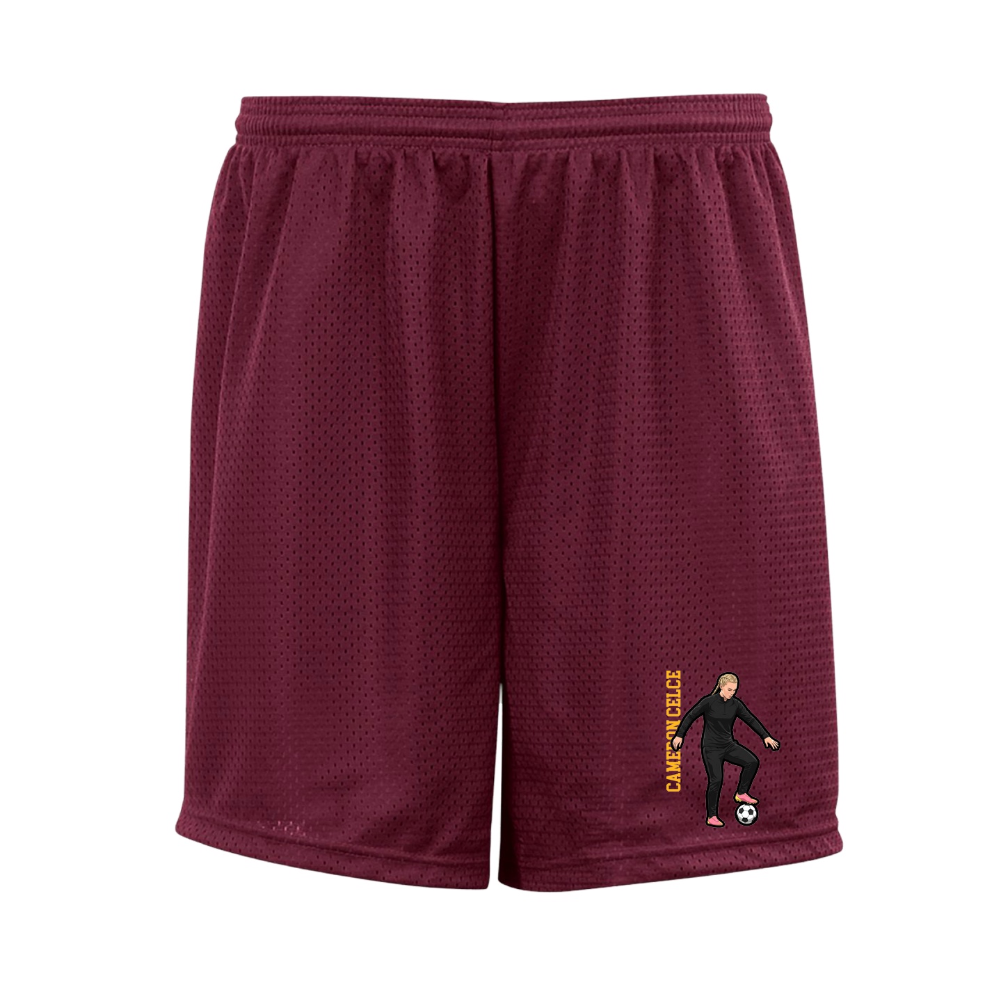 Shorts — Name Vertical in Cardinal