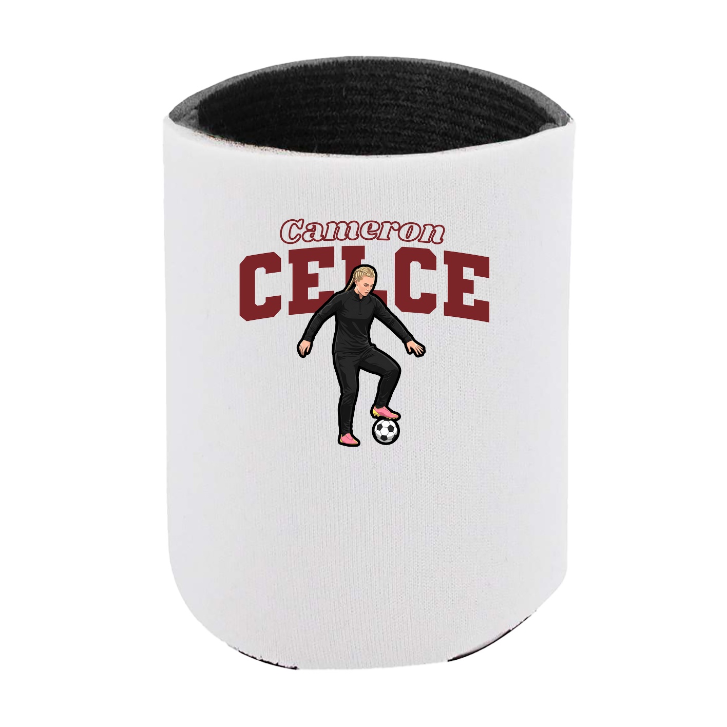 Can Holder — Name Arch in White