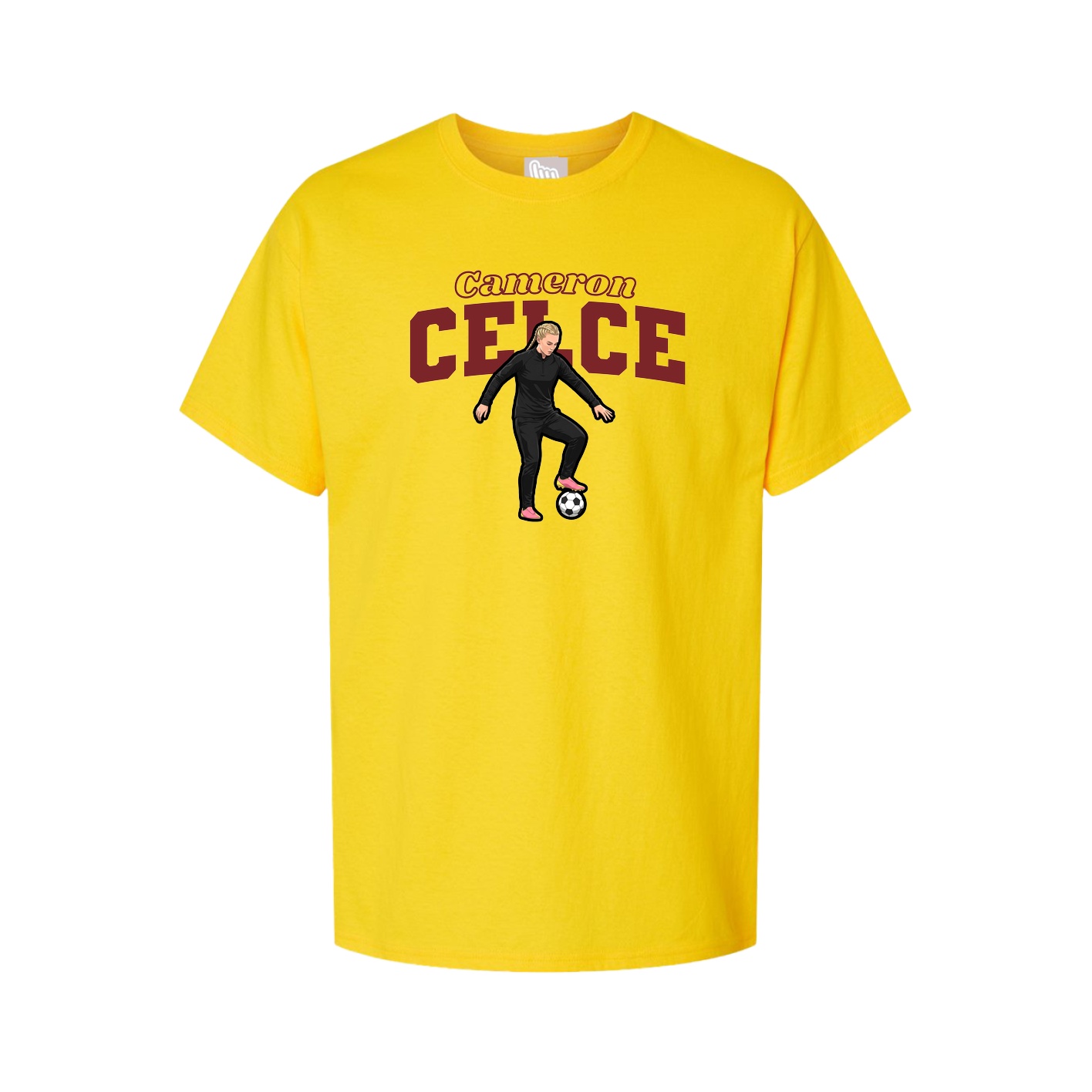 Tee — Name Arch in Gold