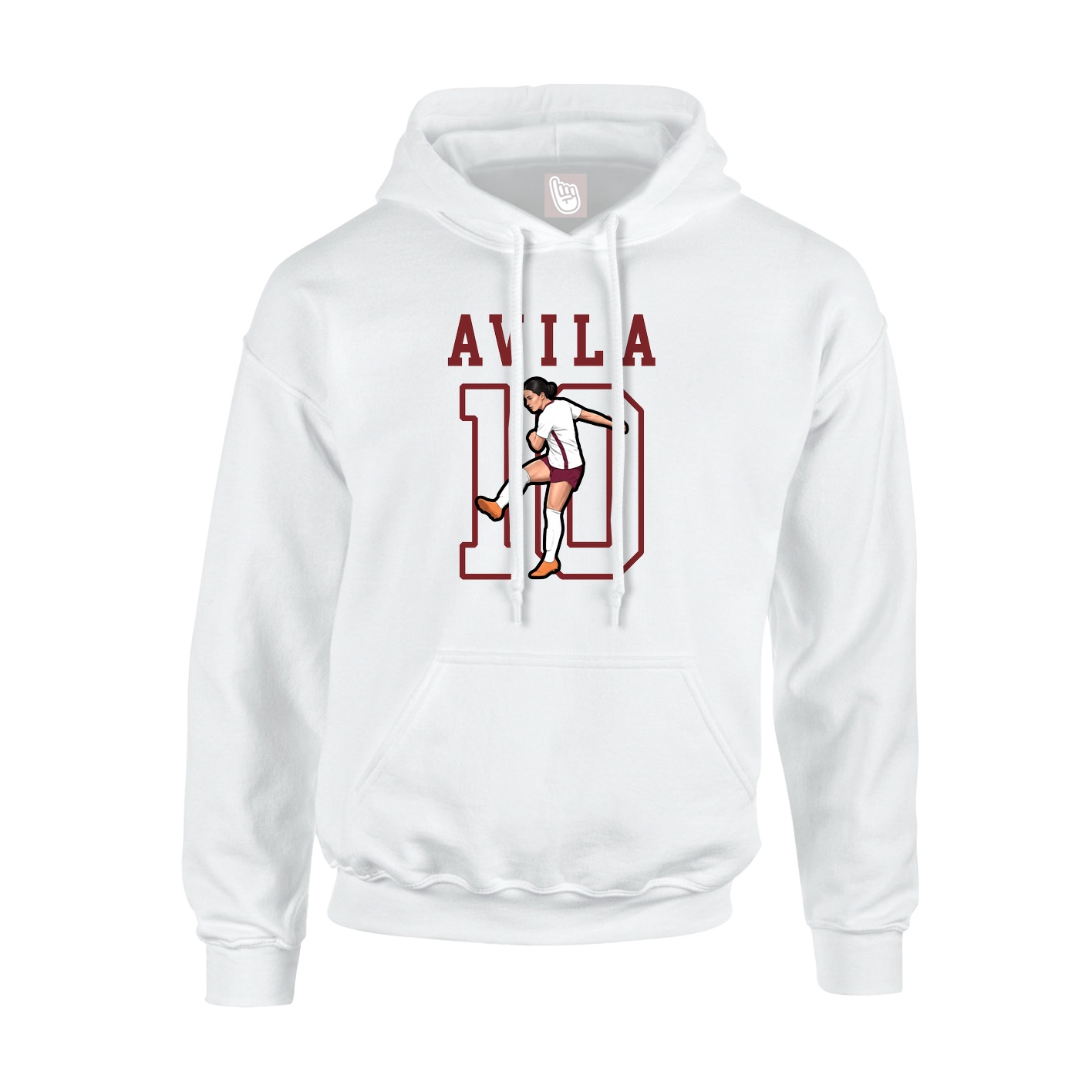 Youth Hoodie — Shirsey in White
