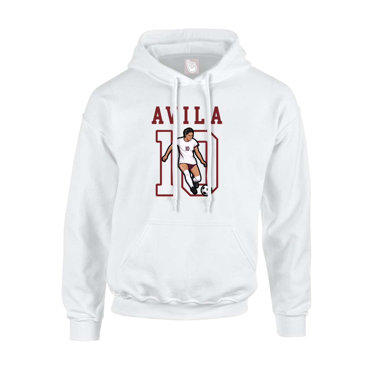 Youth Hoodie — Shirsey in White