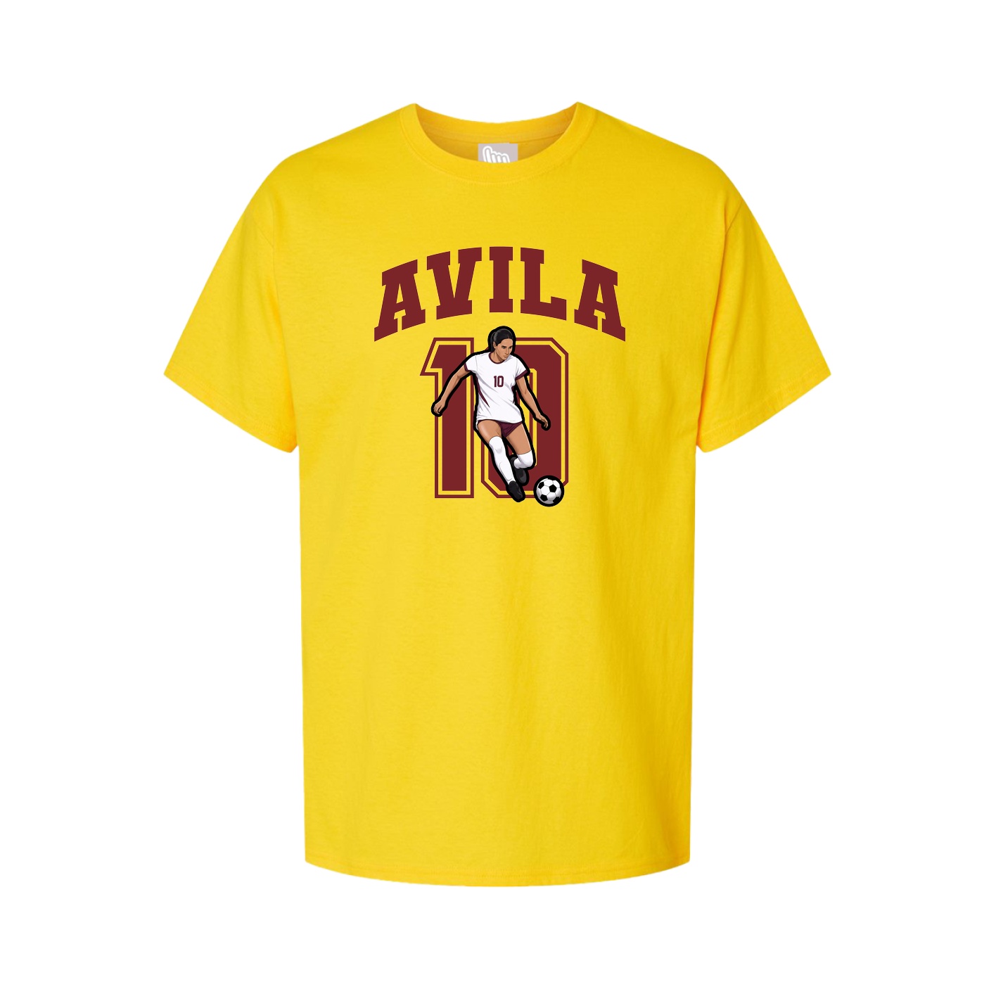Tee — Number in Gold