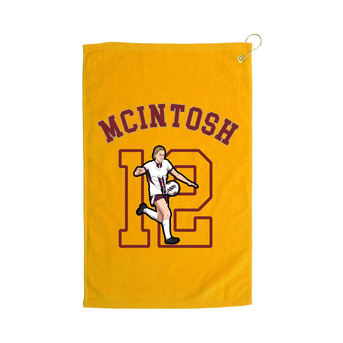 Golf Towel — Shirsey Arch in Gold
