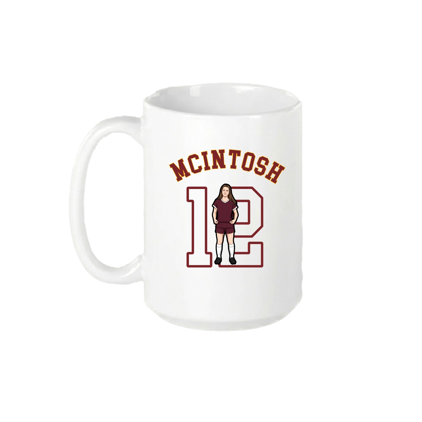 15oz Coffee Mug — Shirsey Arch in White