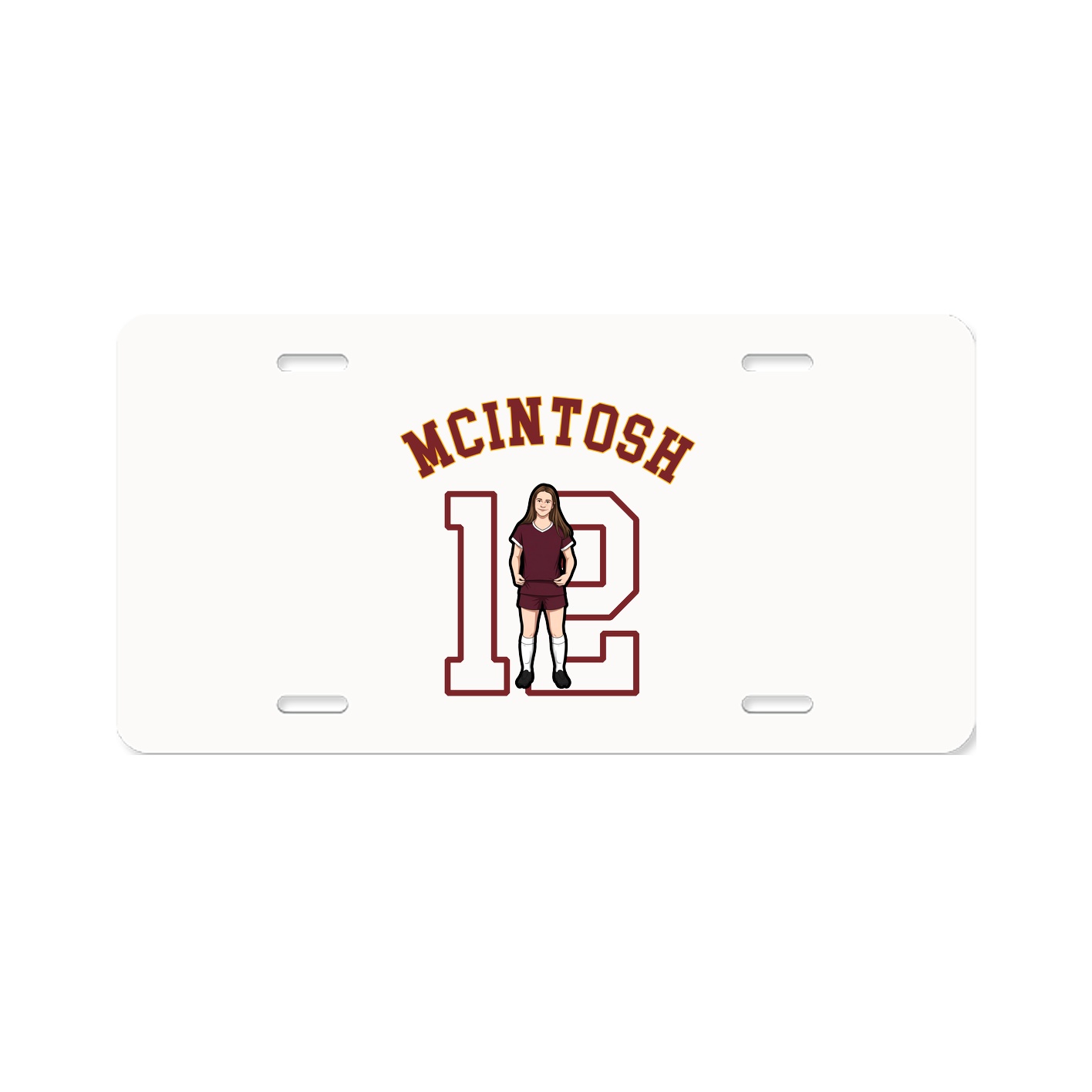 License Plate — Shirsey Arch in Classic