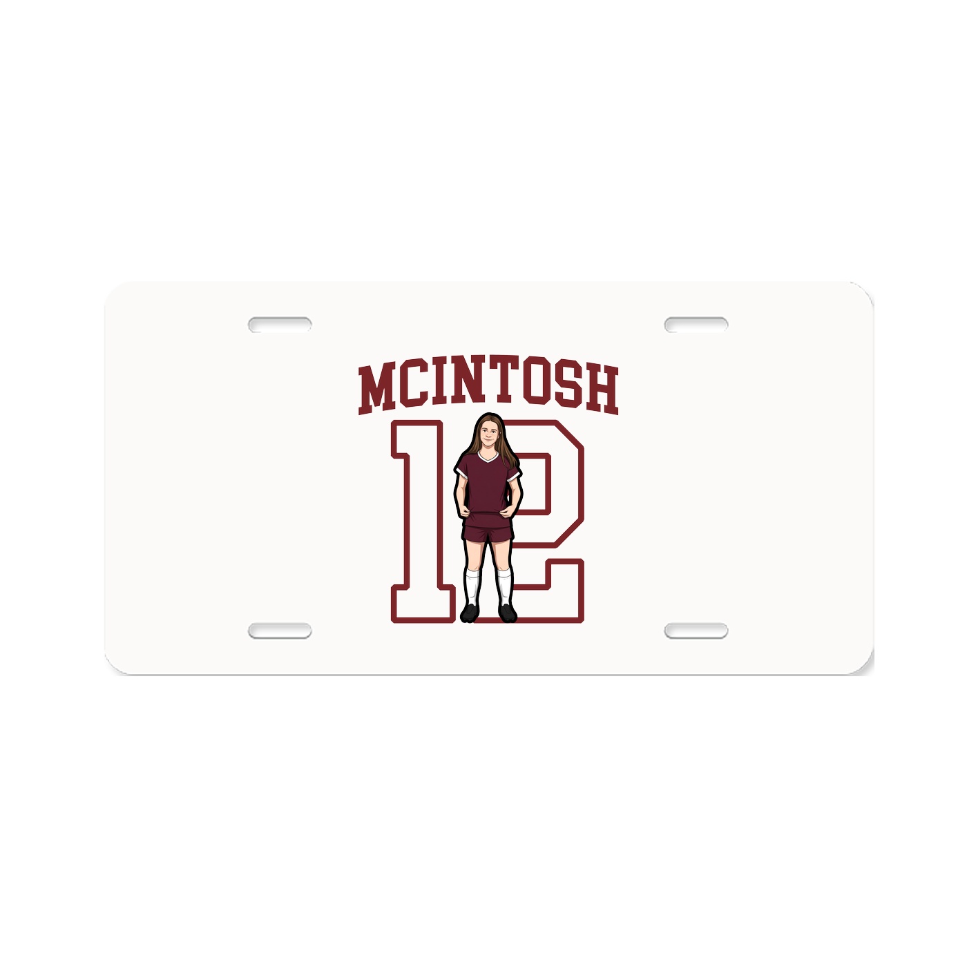 License Plate — Shirsey in Classic