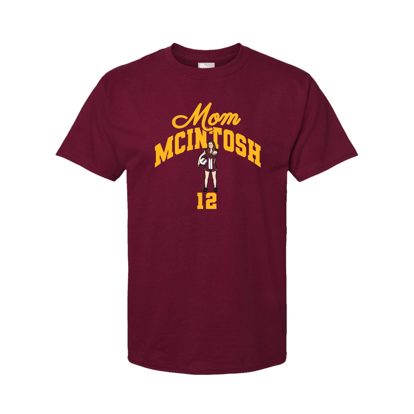 Tee — Mothers Day Arch in Cardinal