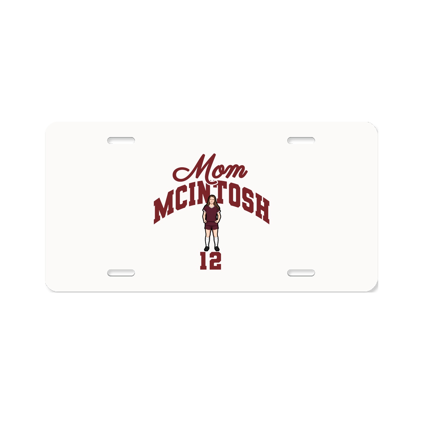 License Plate — Mothers Day Arch in Classic