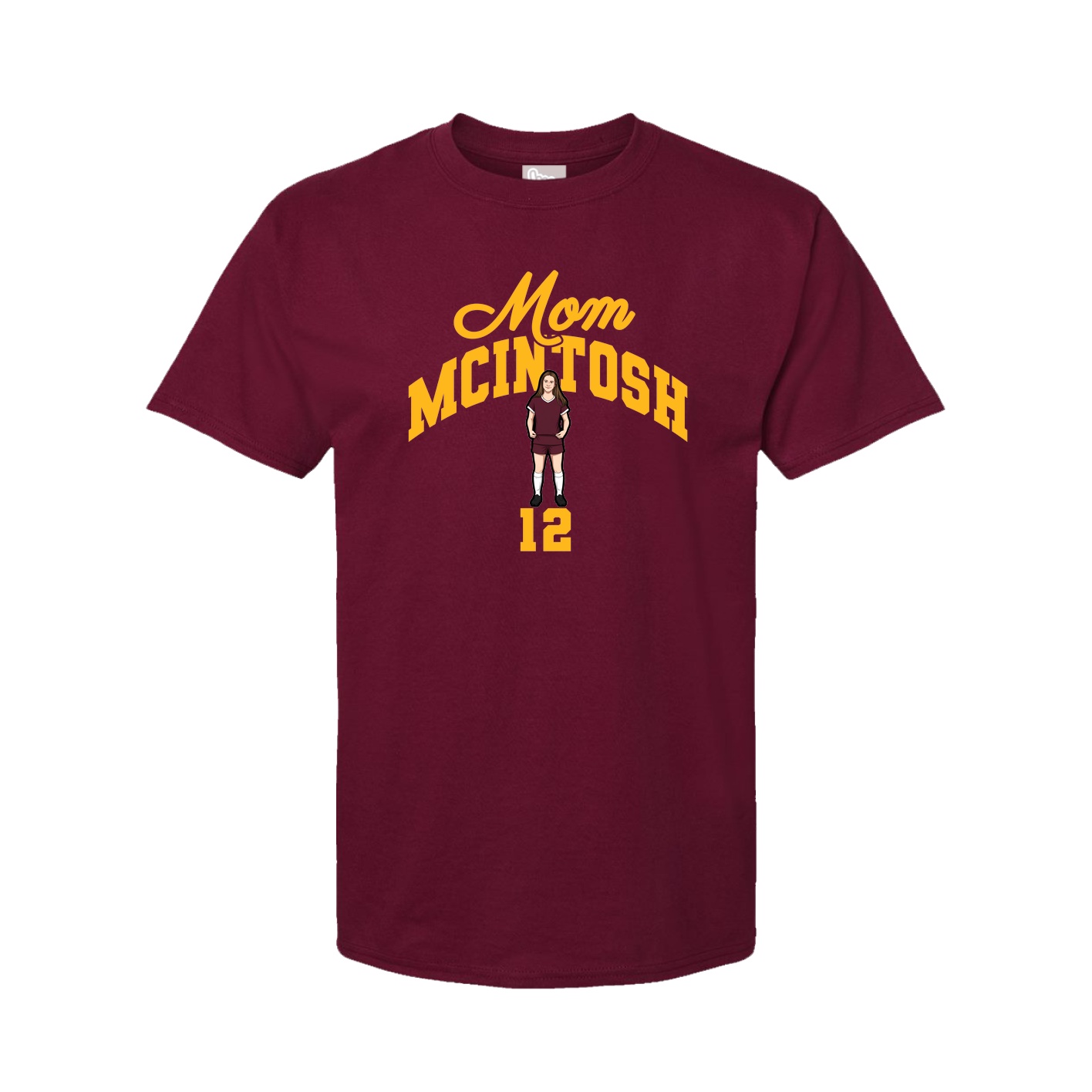 Tee — Mothers Day Arch in Cardinal